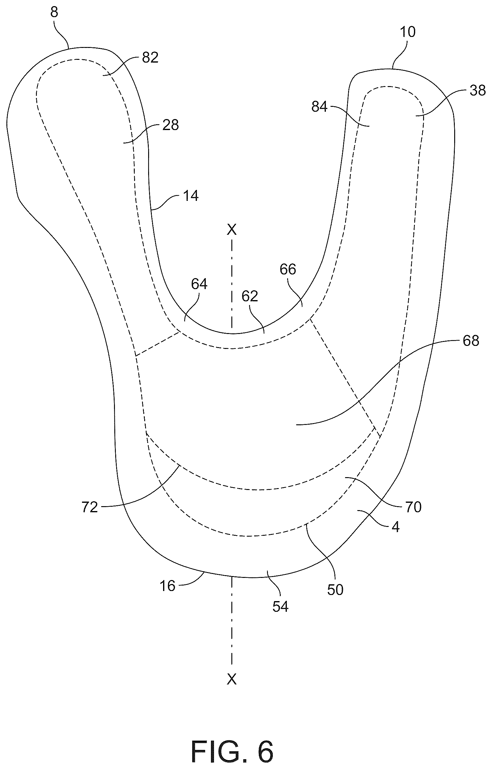 Patent US12376651 Figure 4 – Removable toe box protector for sneakers