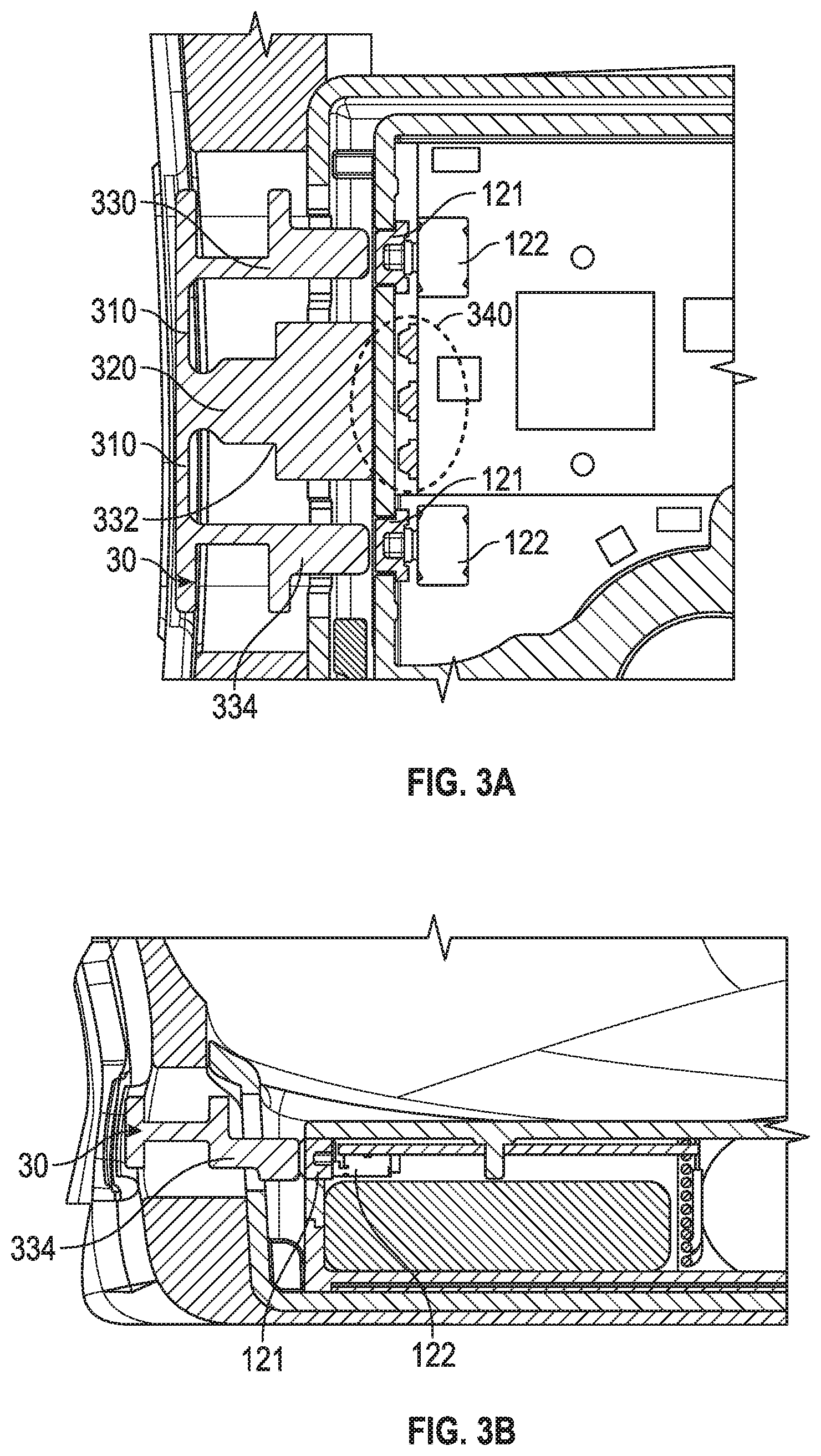 Patent US12376653 Figure 3 – Lacing engine support structures for automated footwear platform