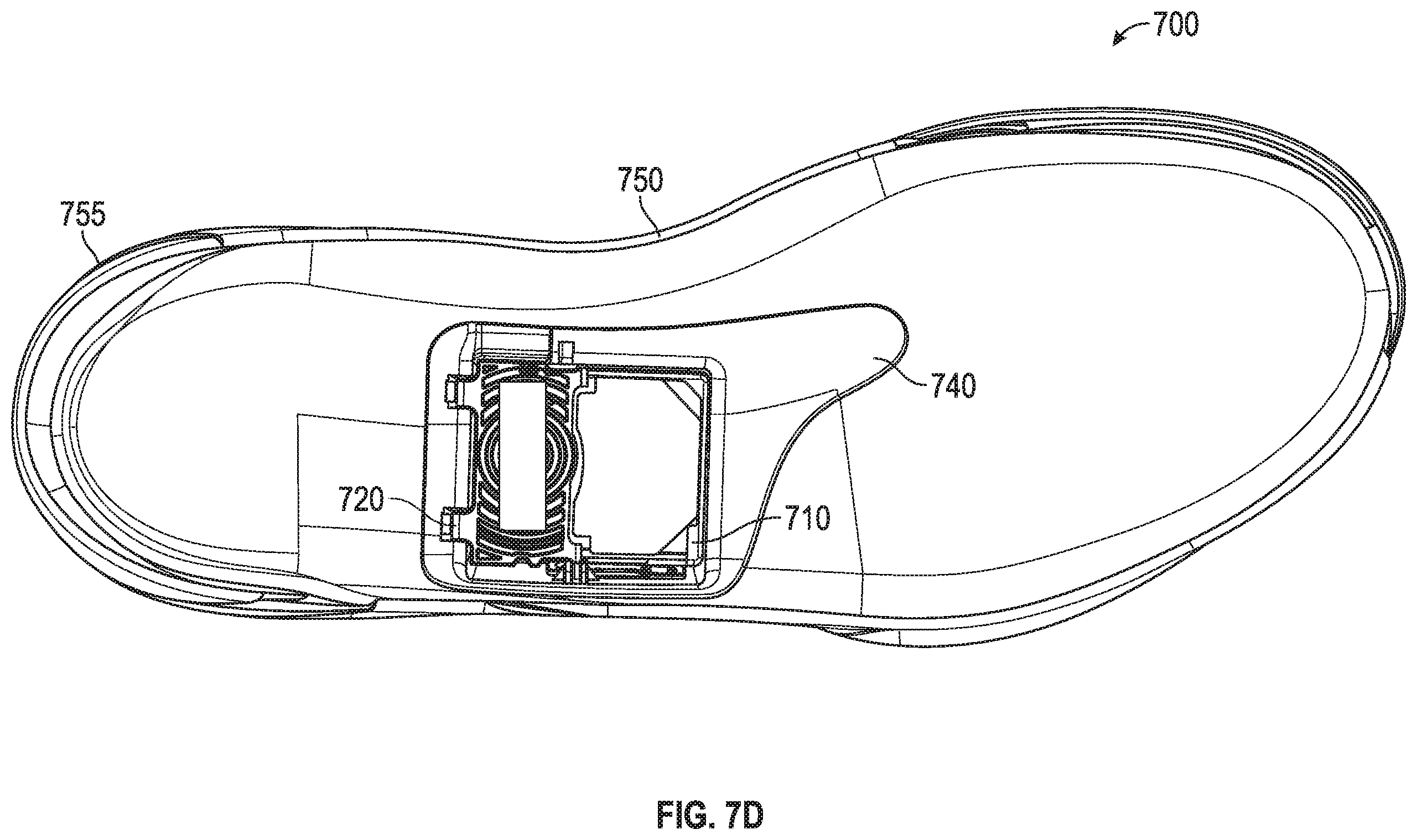 Patent US12376653 Figure 13 – Lacing engine support structures for automated footwear platform