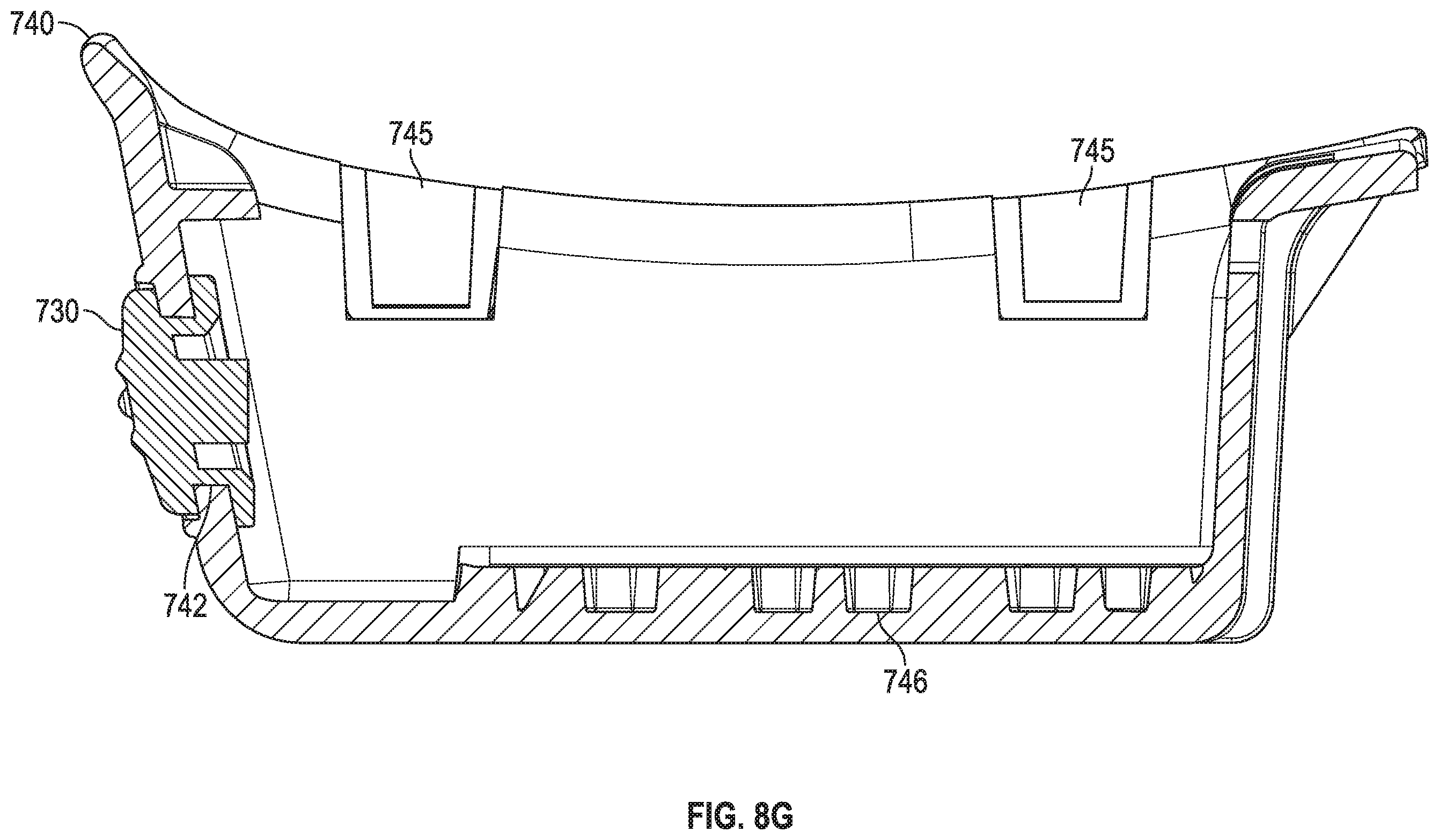 Patent US12376653 Figure 19 – Lacing engine support structures for automated footwear platform
