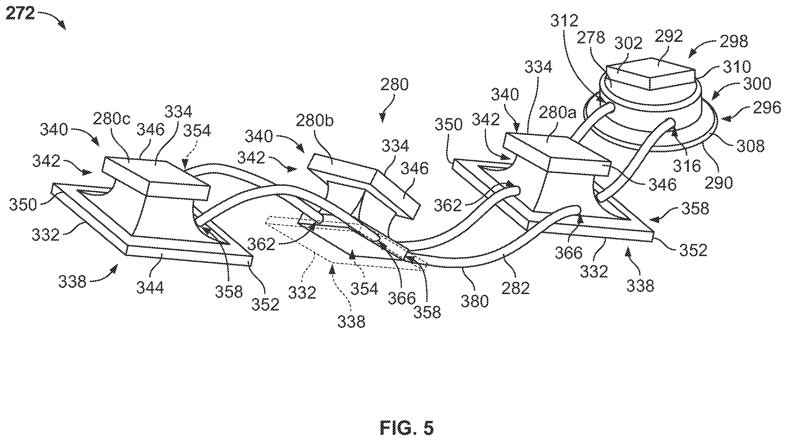 Patent US12376654 Figure 4 – Fastening system for an article