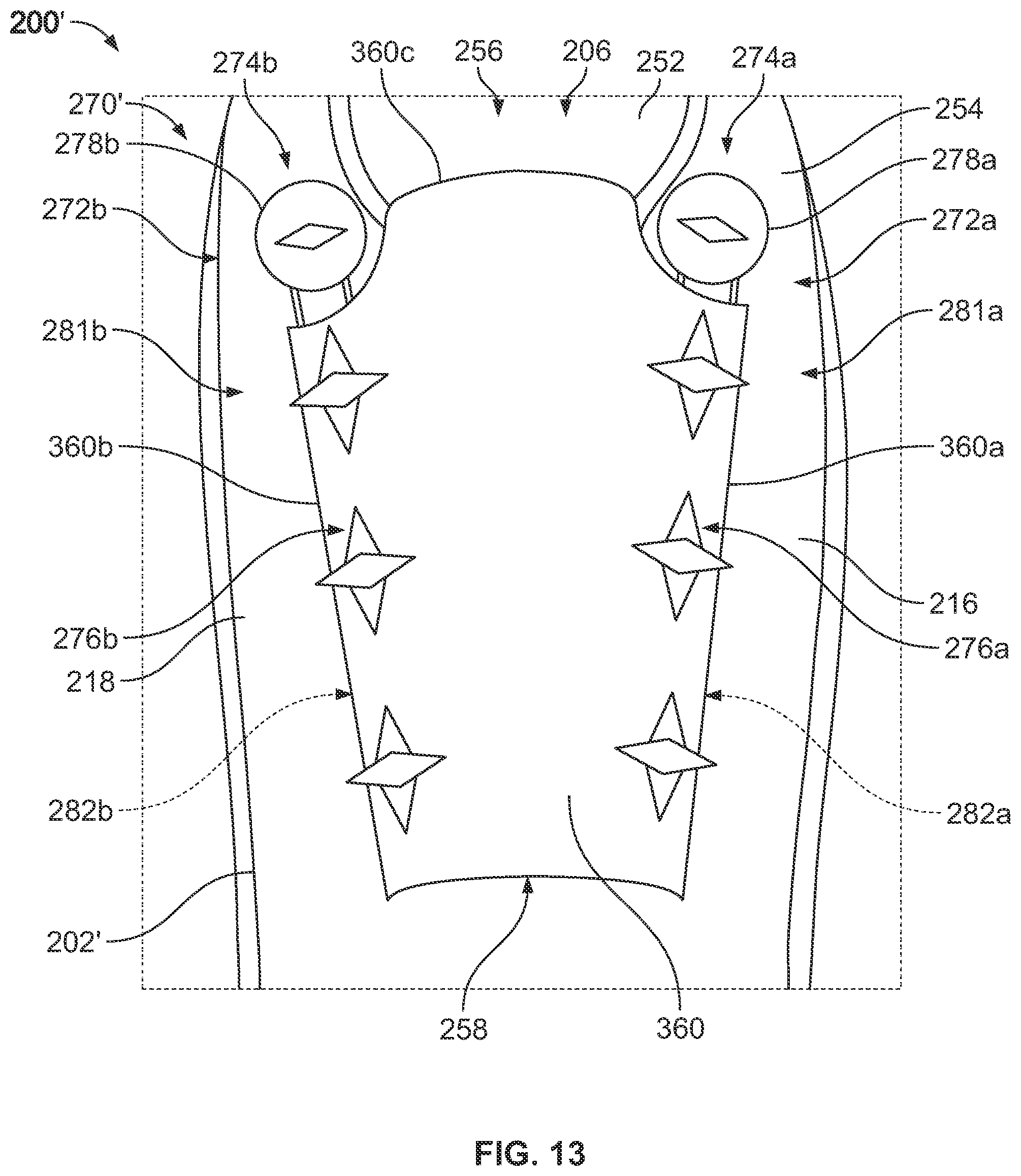 Patent US12376654 Figure 10 – Fastening system for an article
