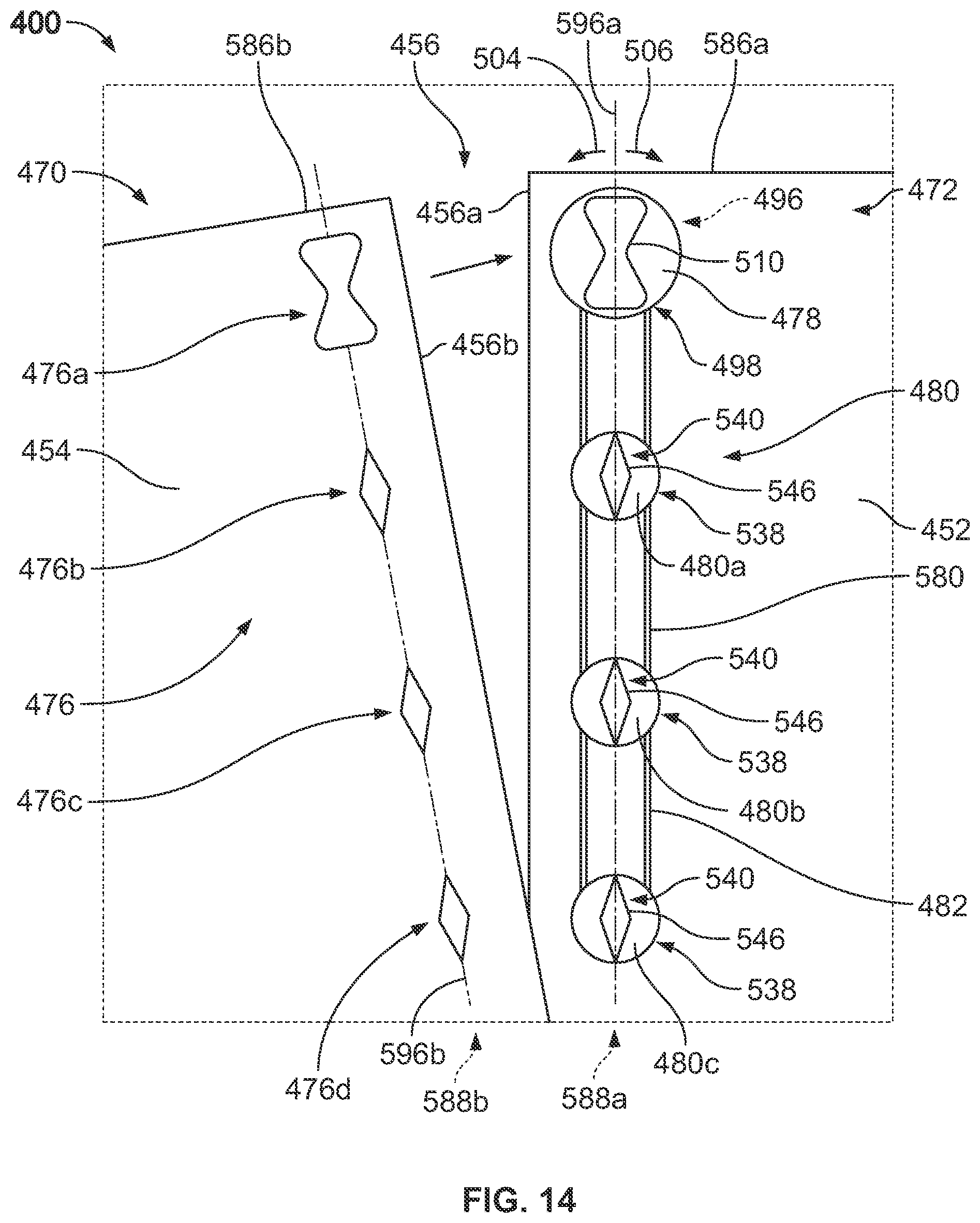 Patent US12376654 Figure 11 – Fastening system for an article