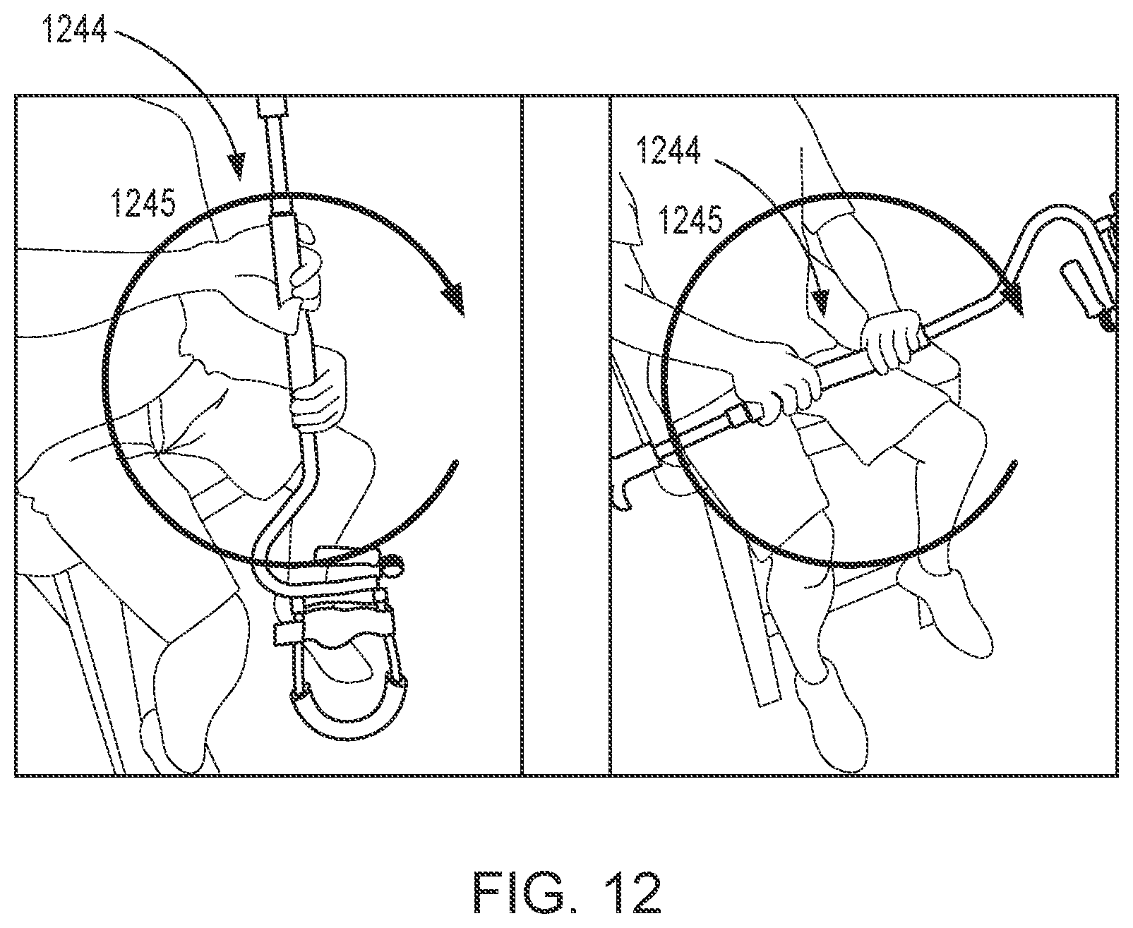 Patent US12376657 Figure 13 – Mobility assist device including exercising components, and systems and methods thereof