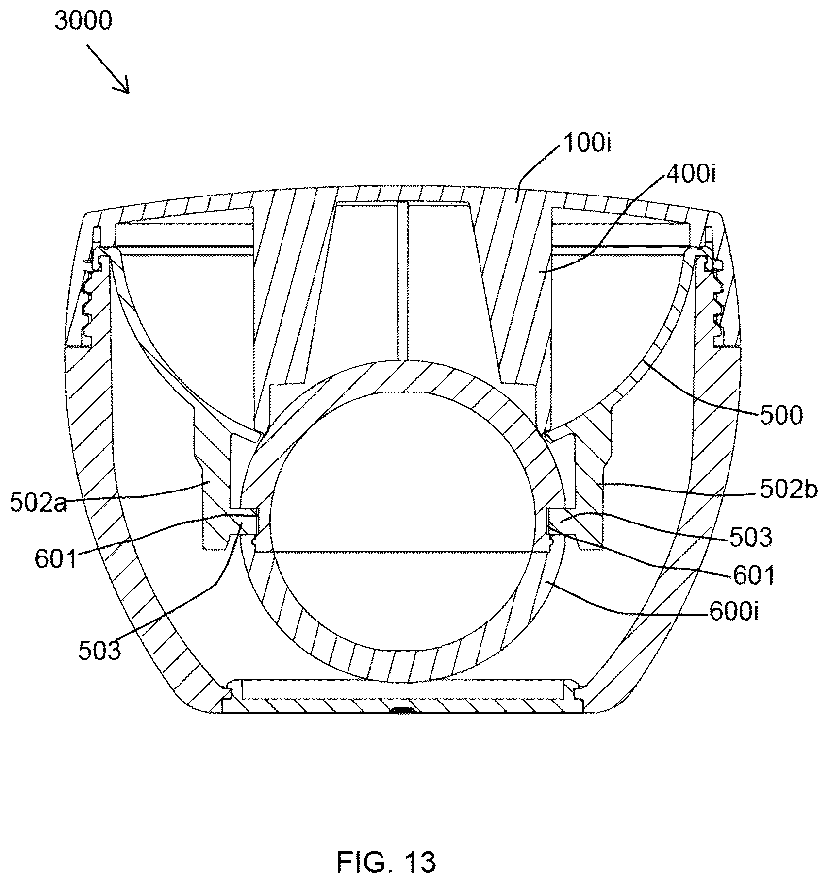 Patent US12376663 Figure 9 – Cosmetic package for discharging a powder product