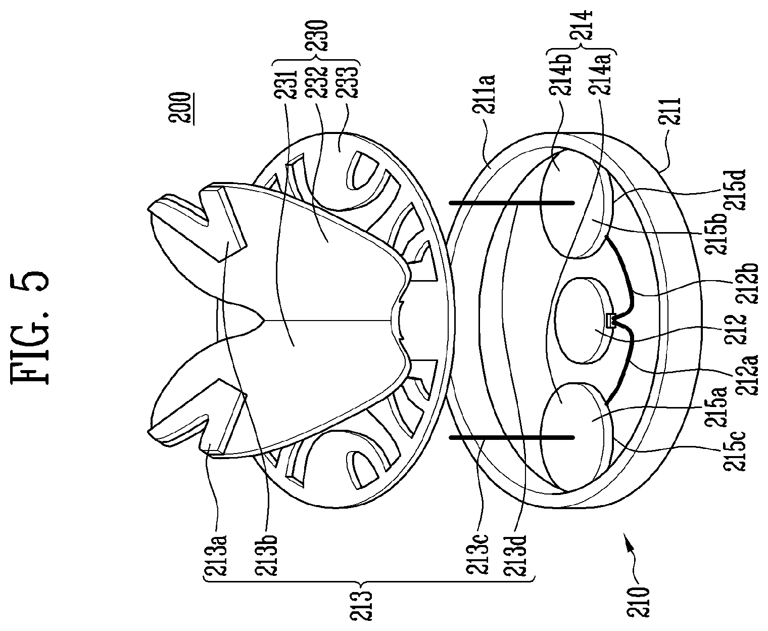 Patent US12376664 Figure 4 – Vibrating module and makeup tool including same