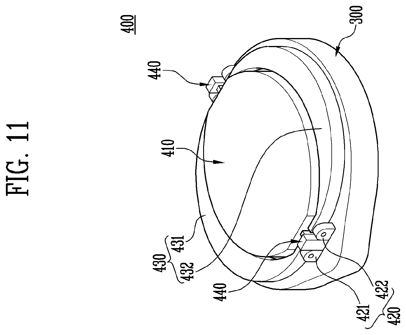Patent US12376664 Figure 12 – Vibrating module and makeup tool including same