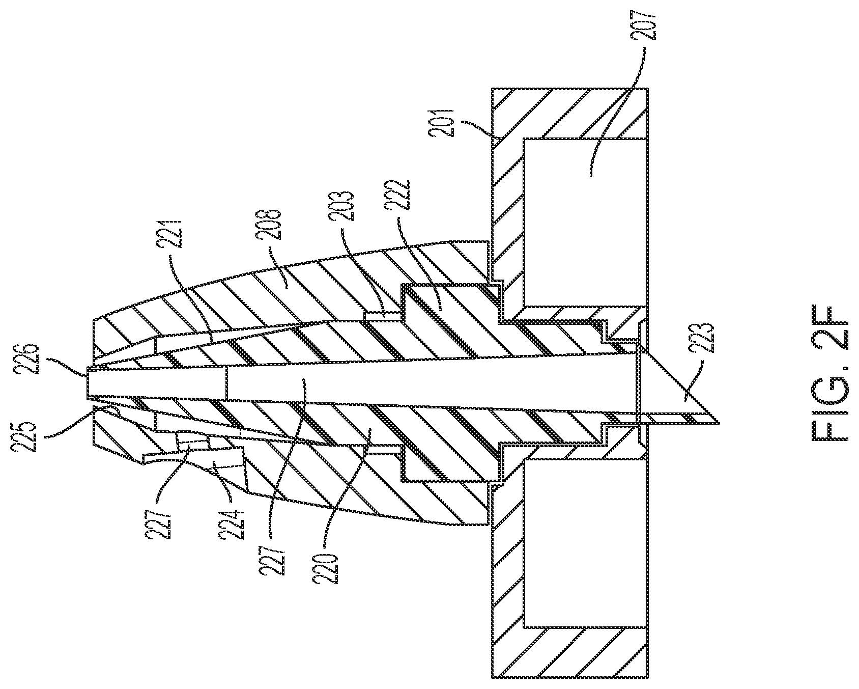 Patent US12376665 Figure 5 – Dermal spray apparatus with disposable cartrdige and method