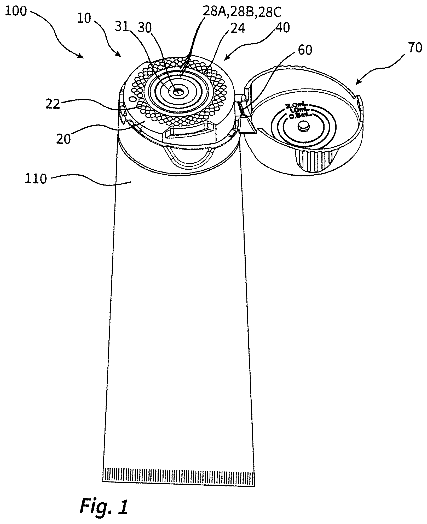 Patent US12376666 Figure 1 – Massage applicator
