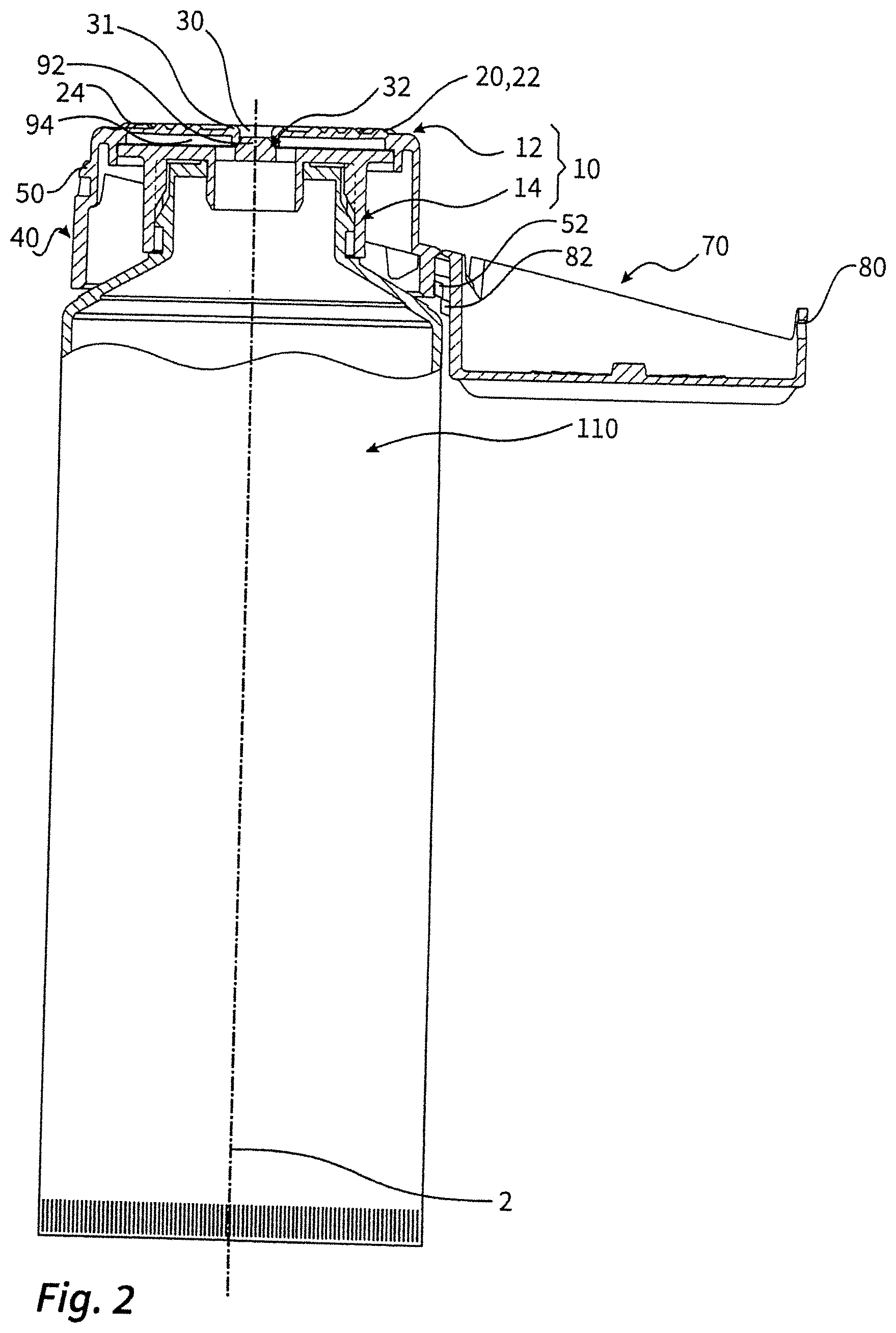 Patent US12376666 Figure 2 – Massage applicator