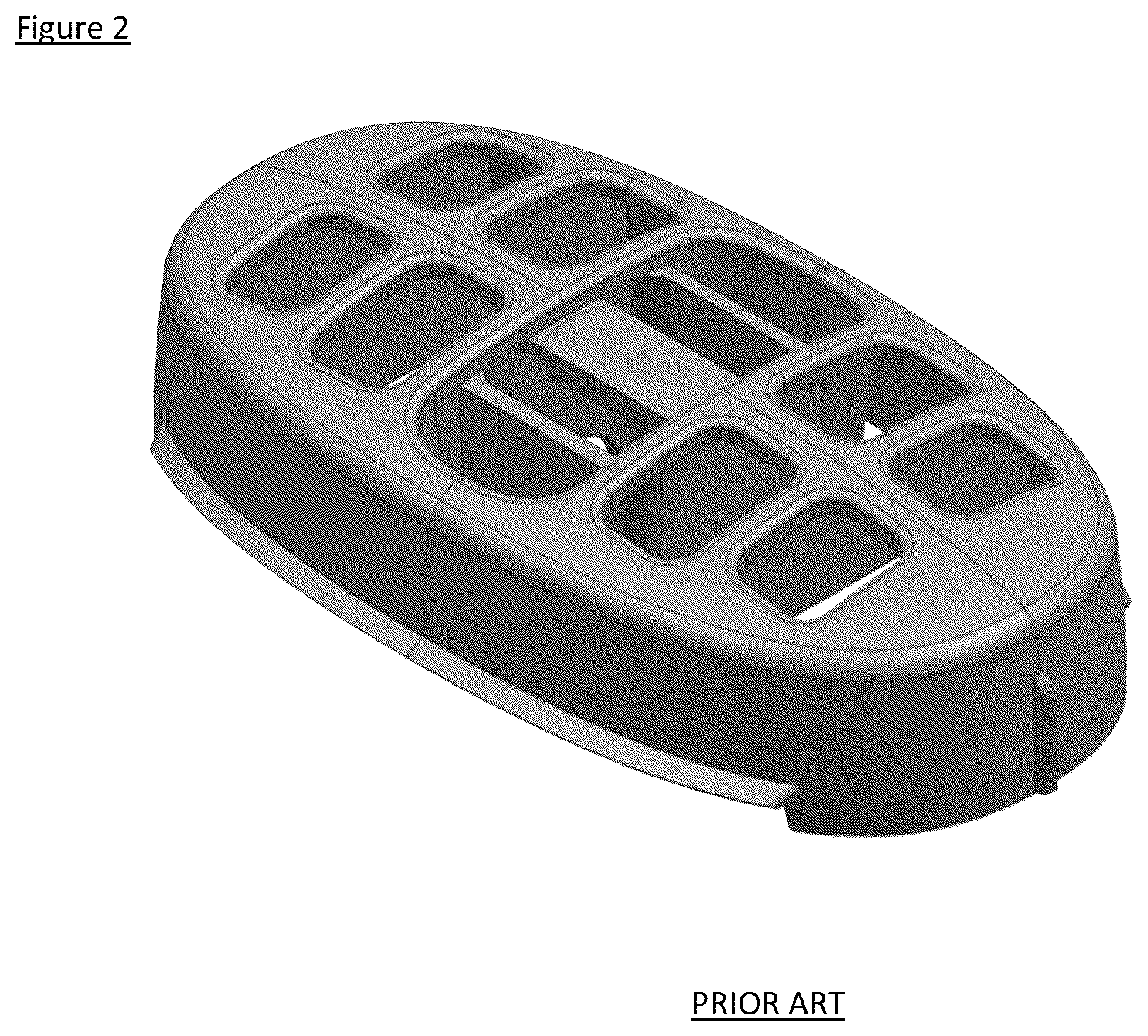 Patent US12376667 Figure 2 – Packaged cosmetic stick product