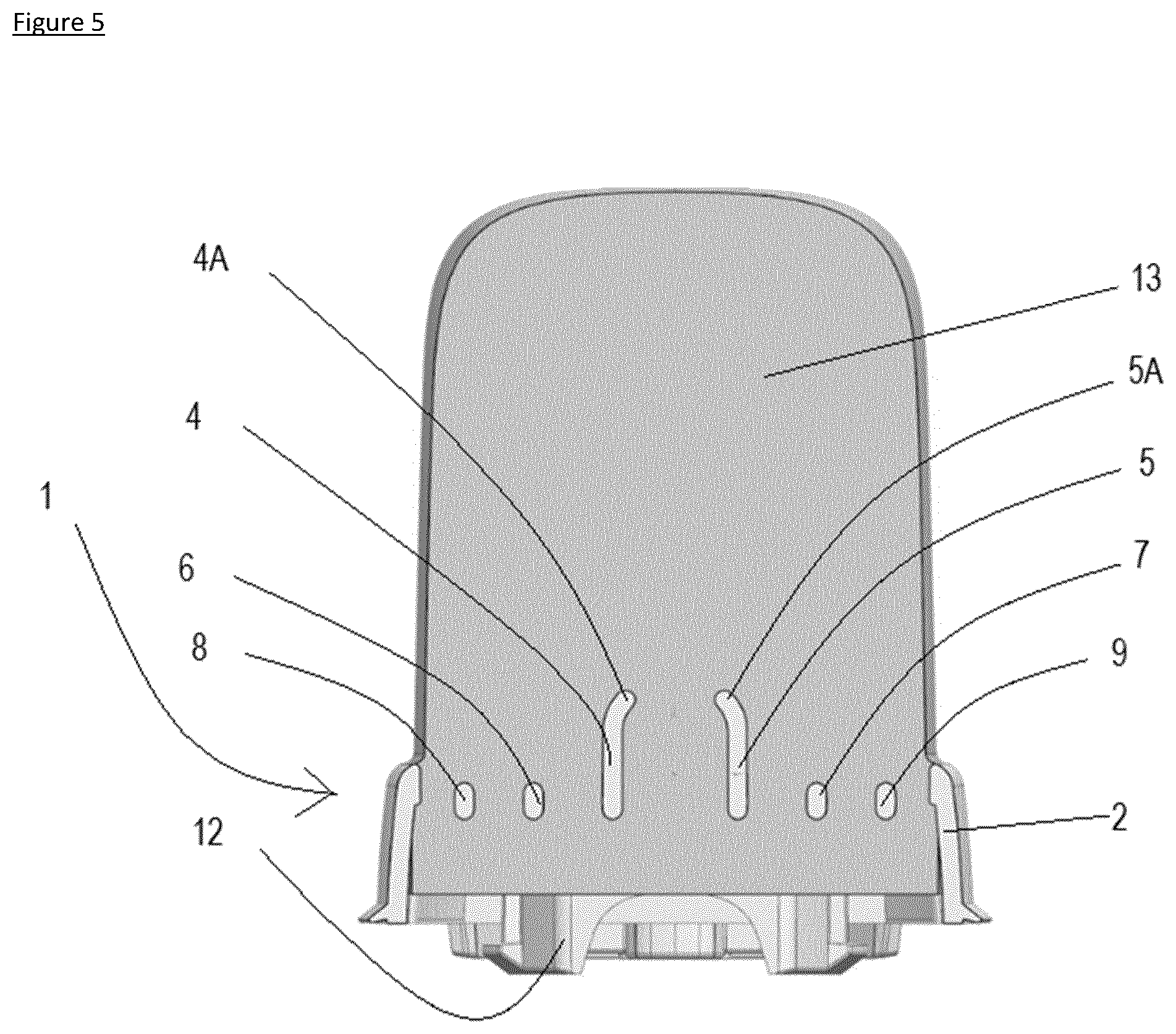 Patent US12376667 Figure 4 – Packaged cosmetic stick product