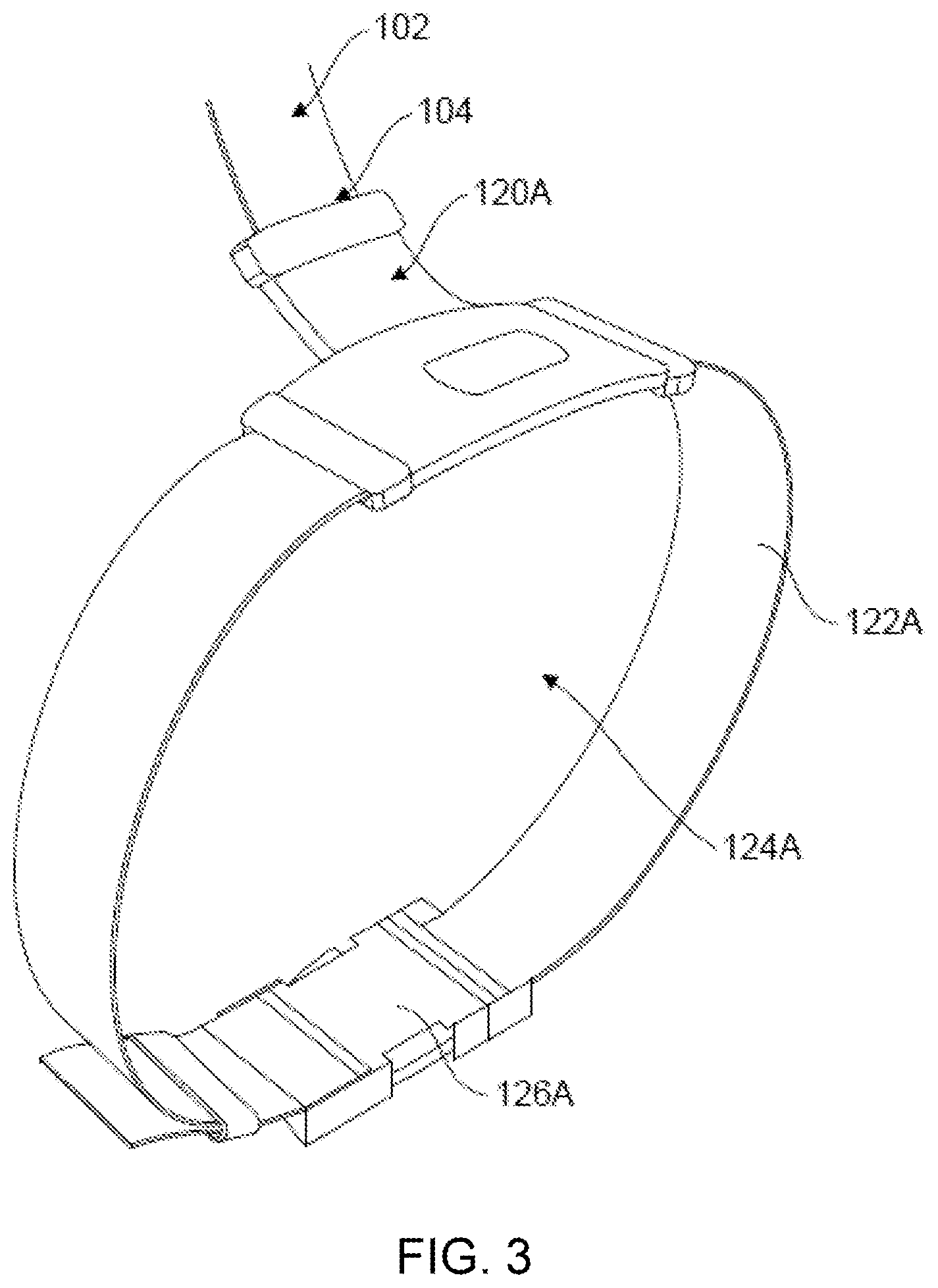 Patent US12376669 Figure 3 – Carrying strap system