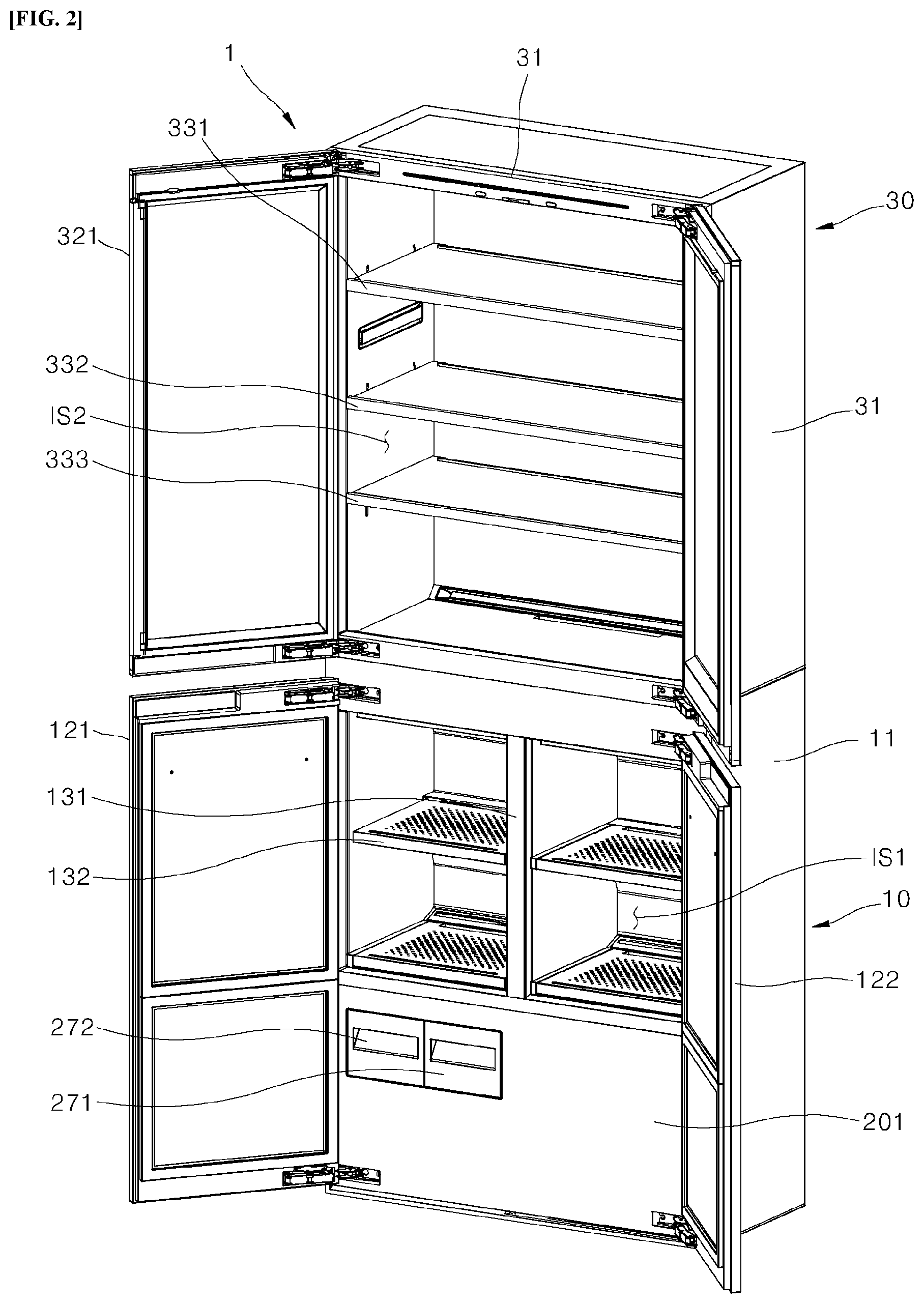 Patent US12376675 Figure 2 – Shoe management apparatus