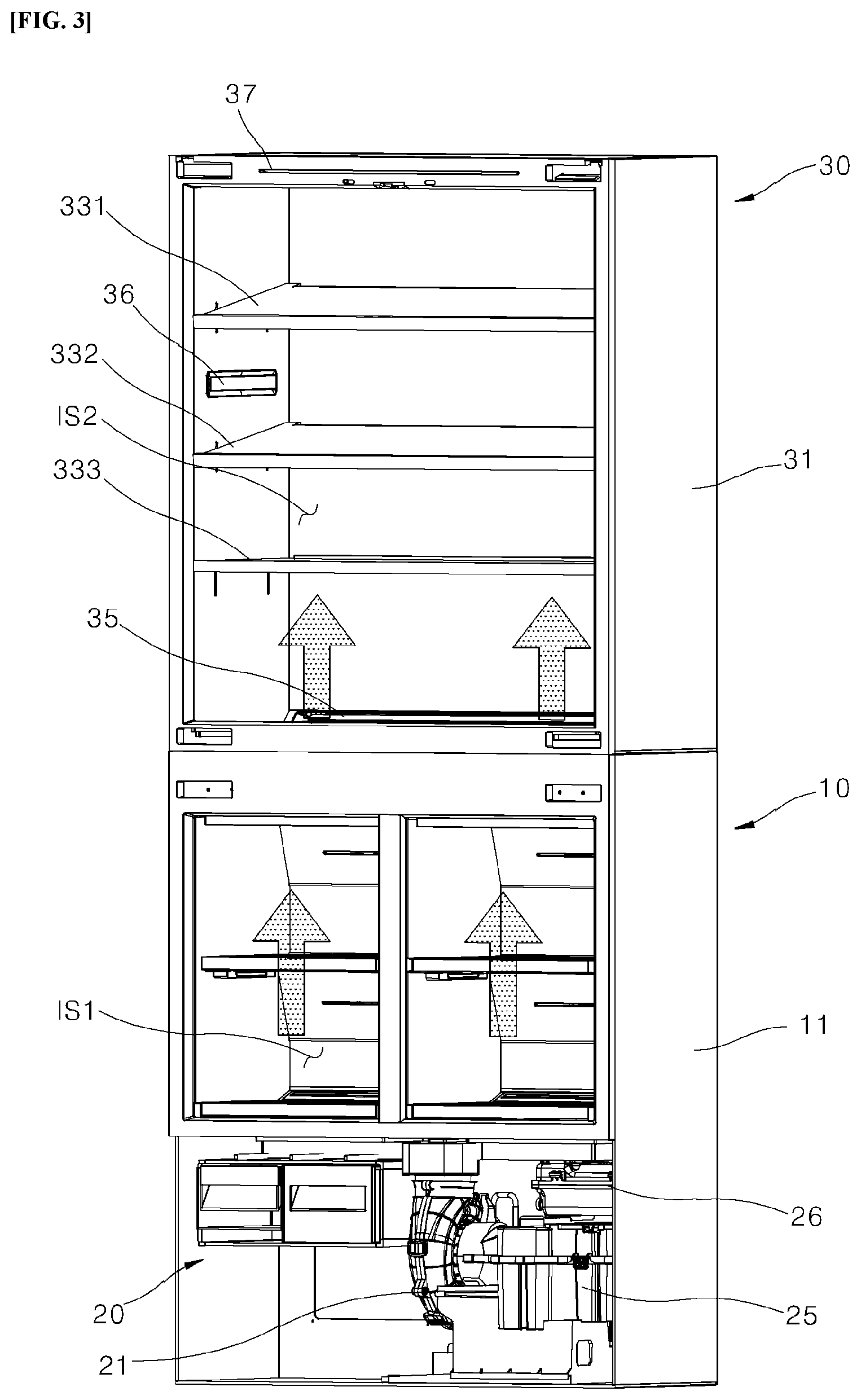 Patent US12376675 Figure 3 – Shoe management apparatus