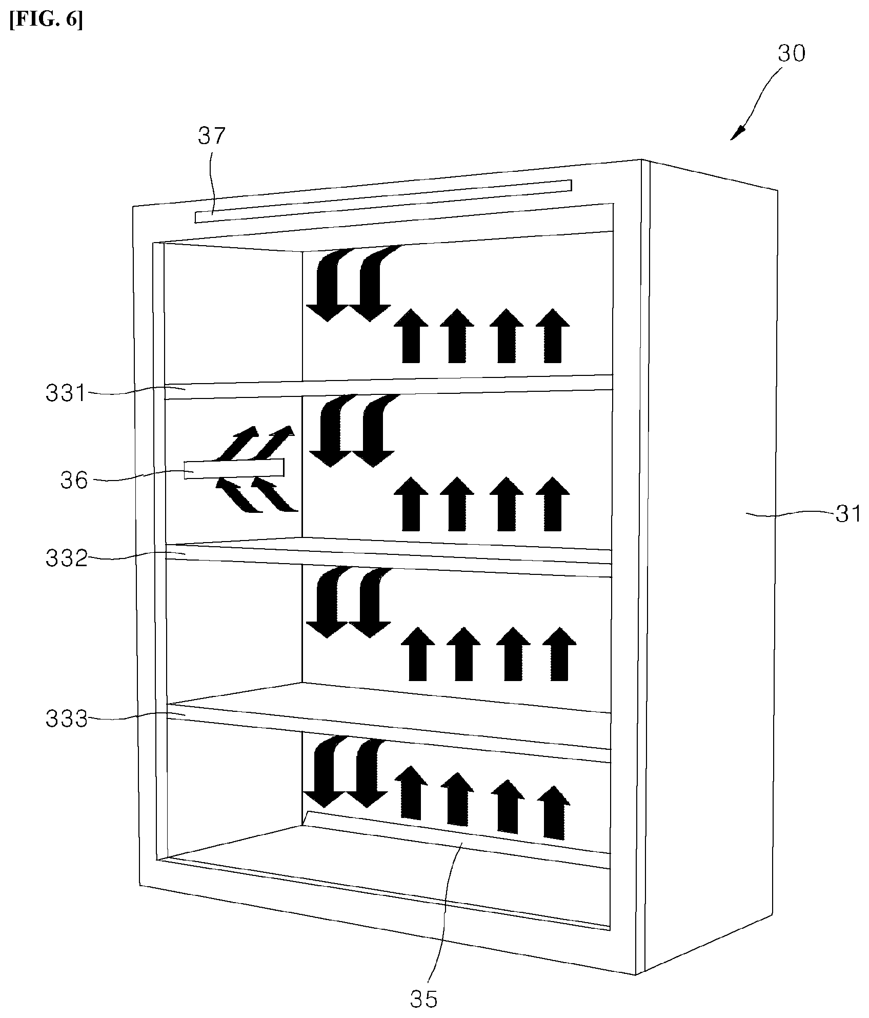 Patent US12376675 Figure 6 – Shoe management apparatus