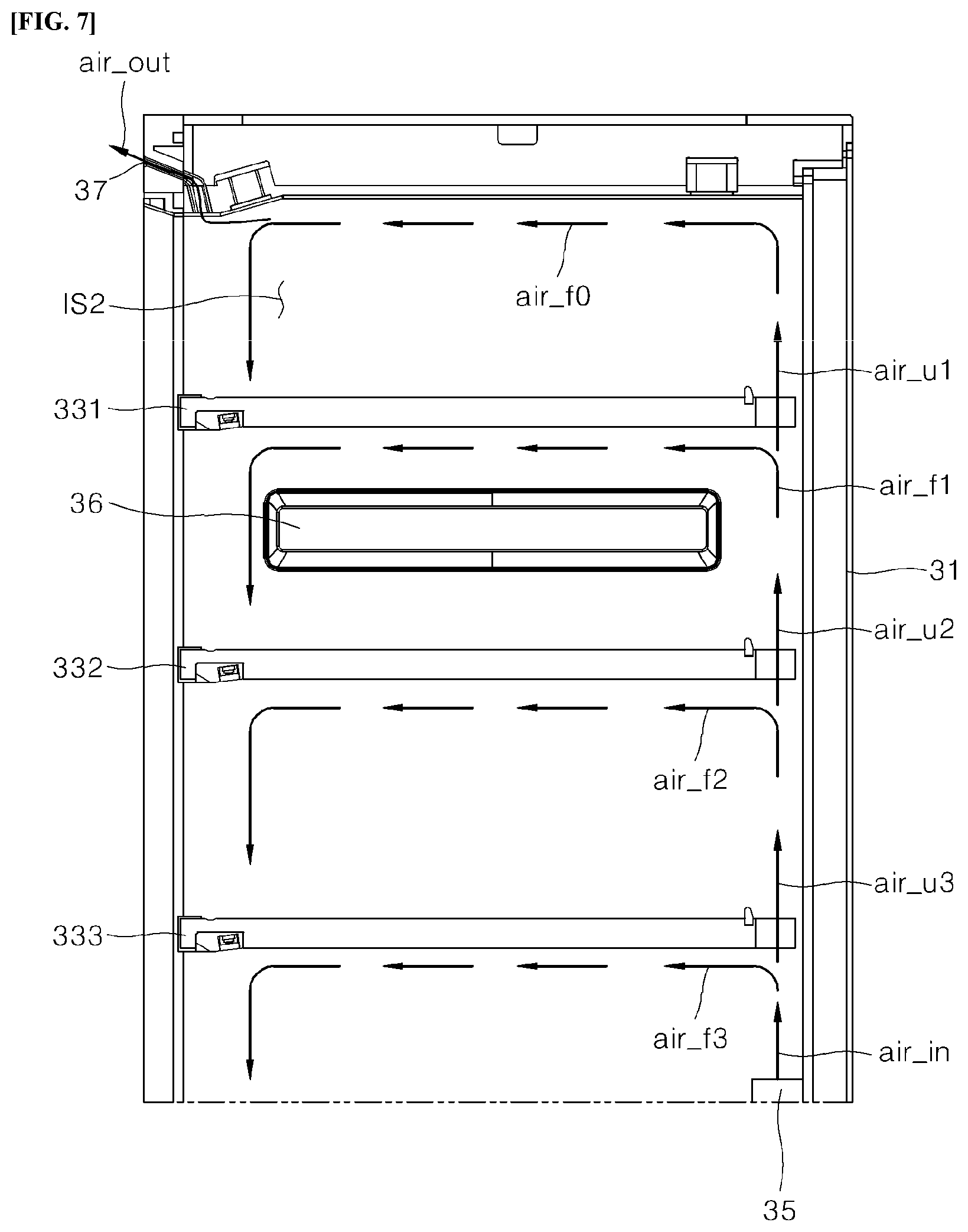 Patent US12376675 Figure 7 – Shoe management apparatus