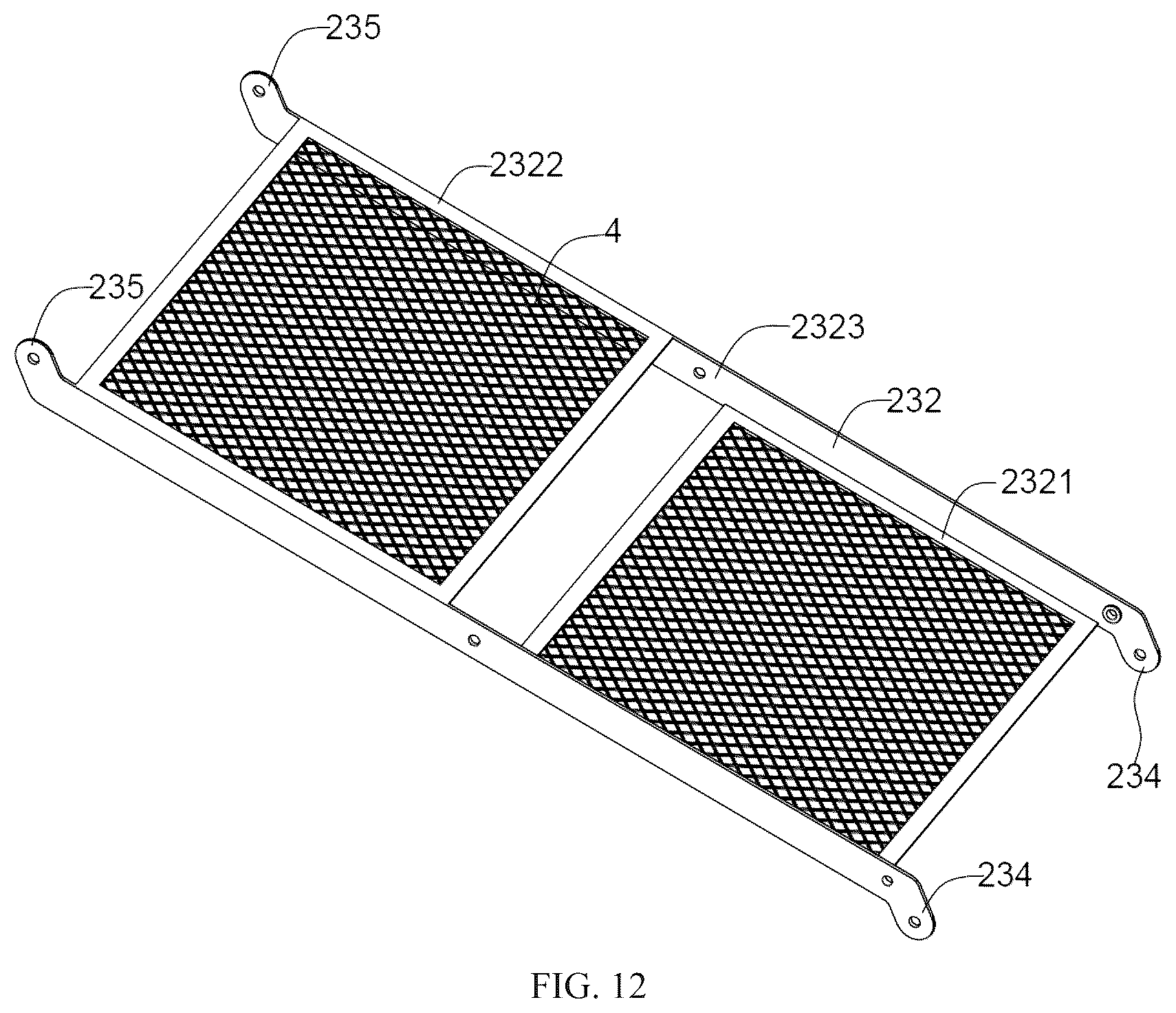 Patent US12376676 Figure 11 – Detachable folding bookshelf