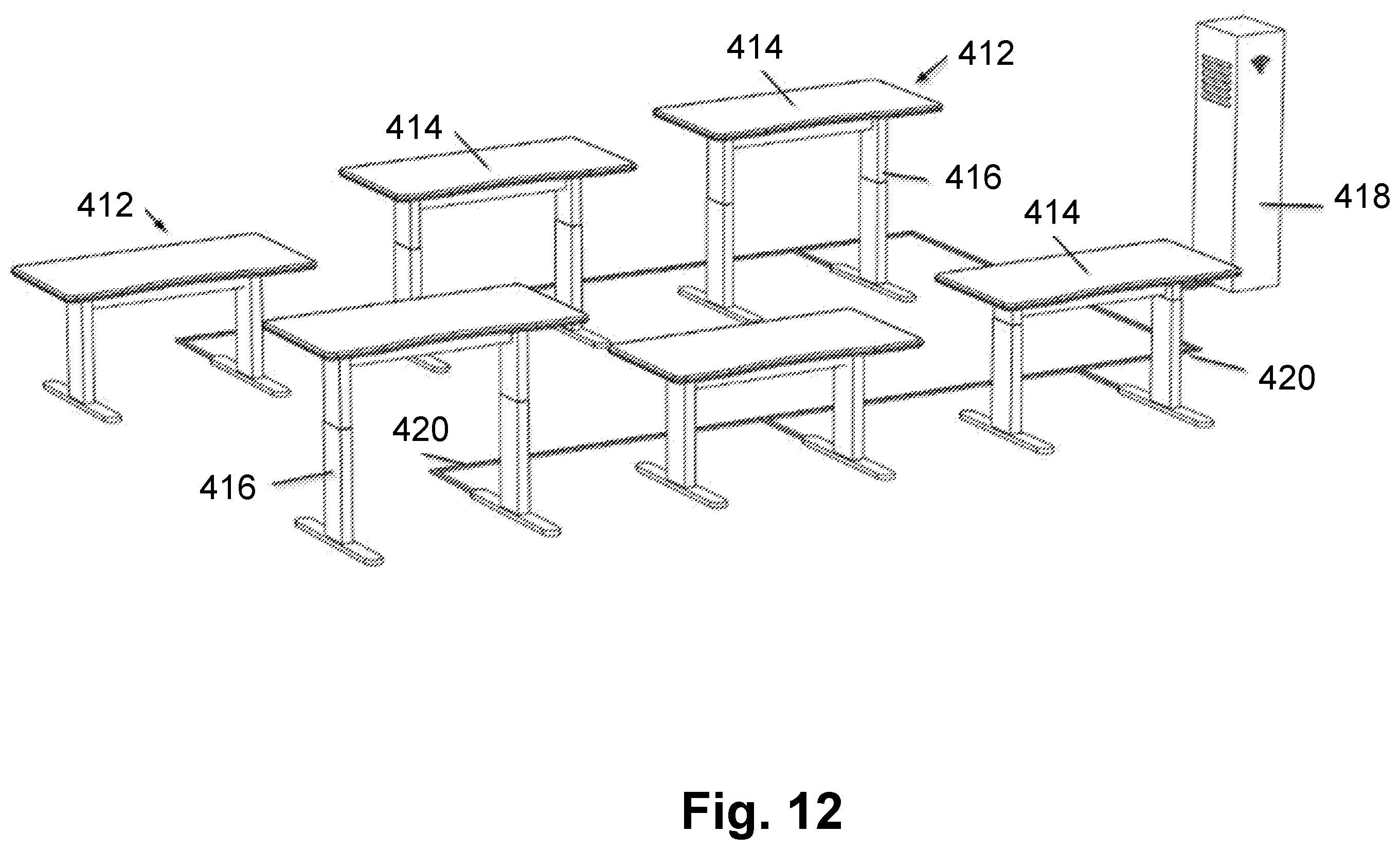 Patent US12376677 Figure 12 – Ergonomic seating system, tilt-lock control and remote powering method and apparatus