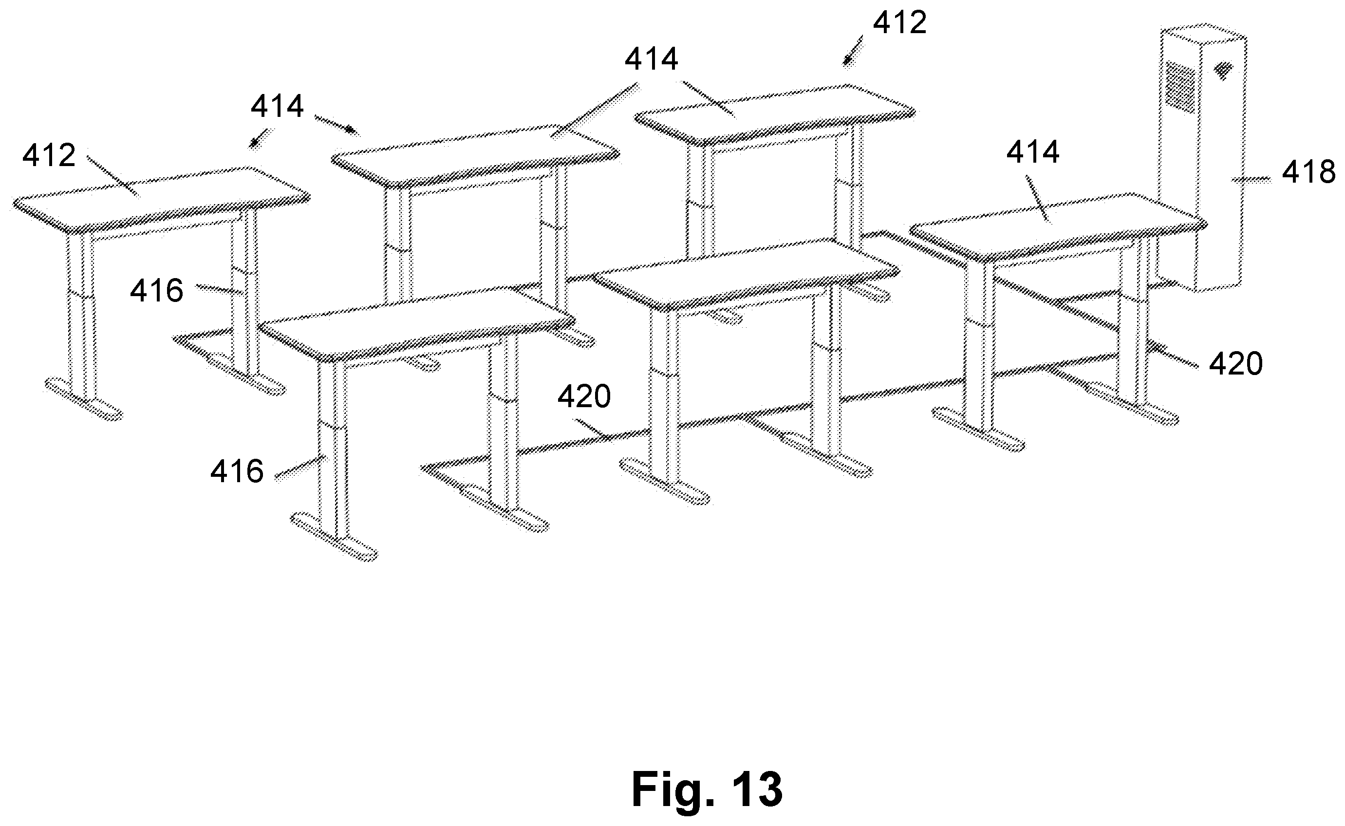 Patent US12376677 Figure 13 – Ergonomic seating system, tilt-lock control and remote powering method and apparatus