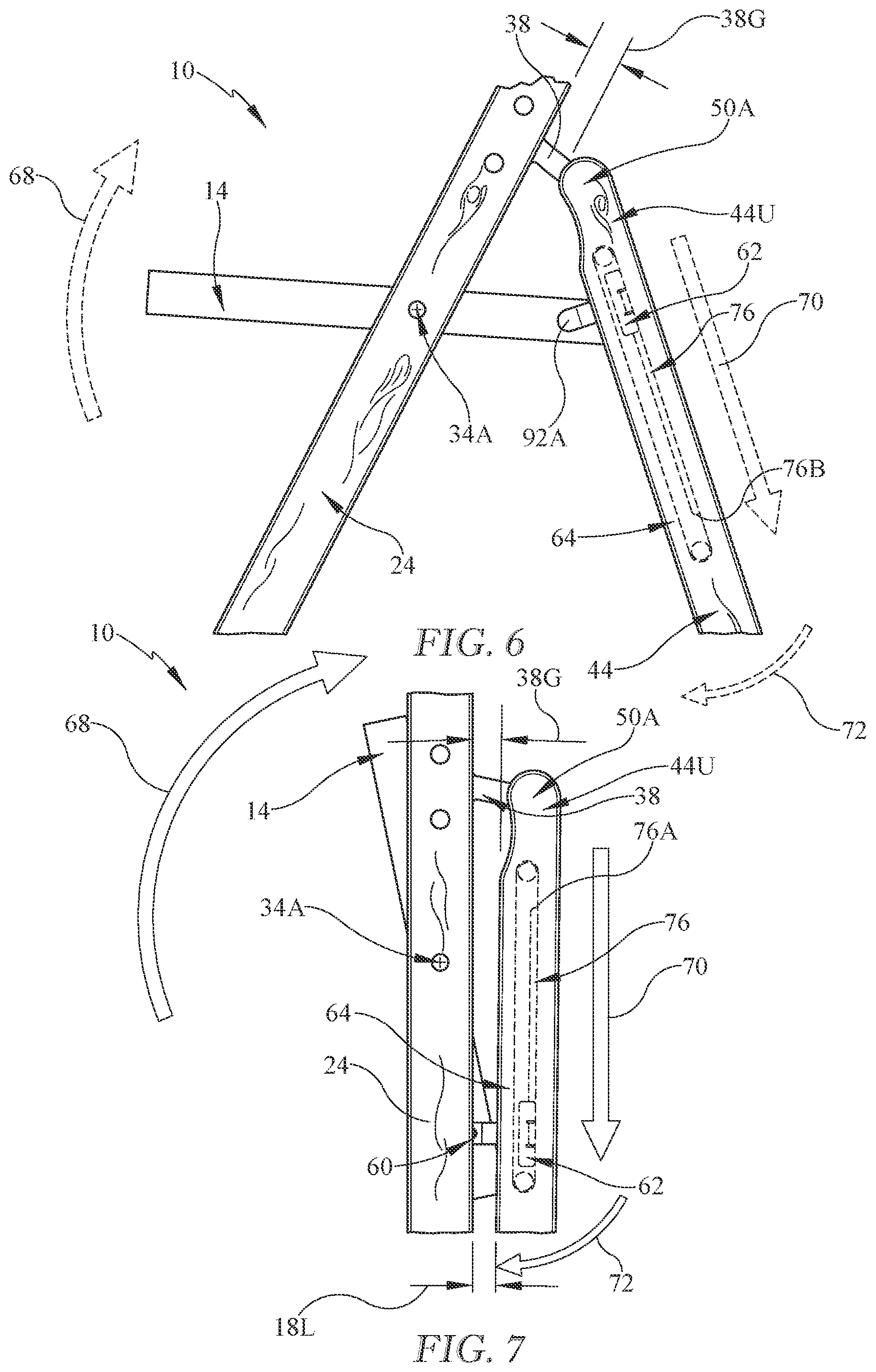 Patent US12376680 Figure 5 – Foldable chair