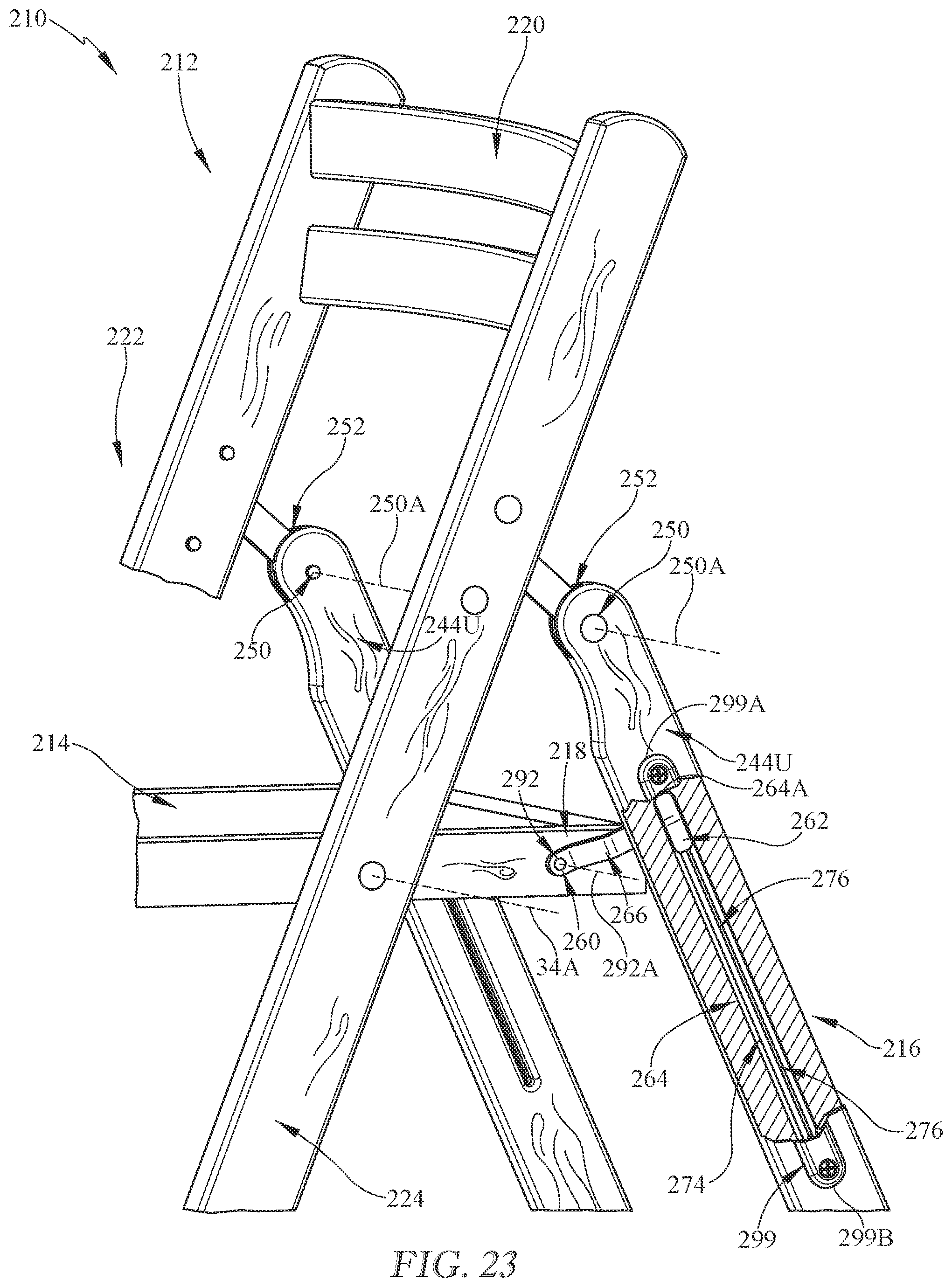 Patent US12376680 Figure 14 – Foldable chair