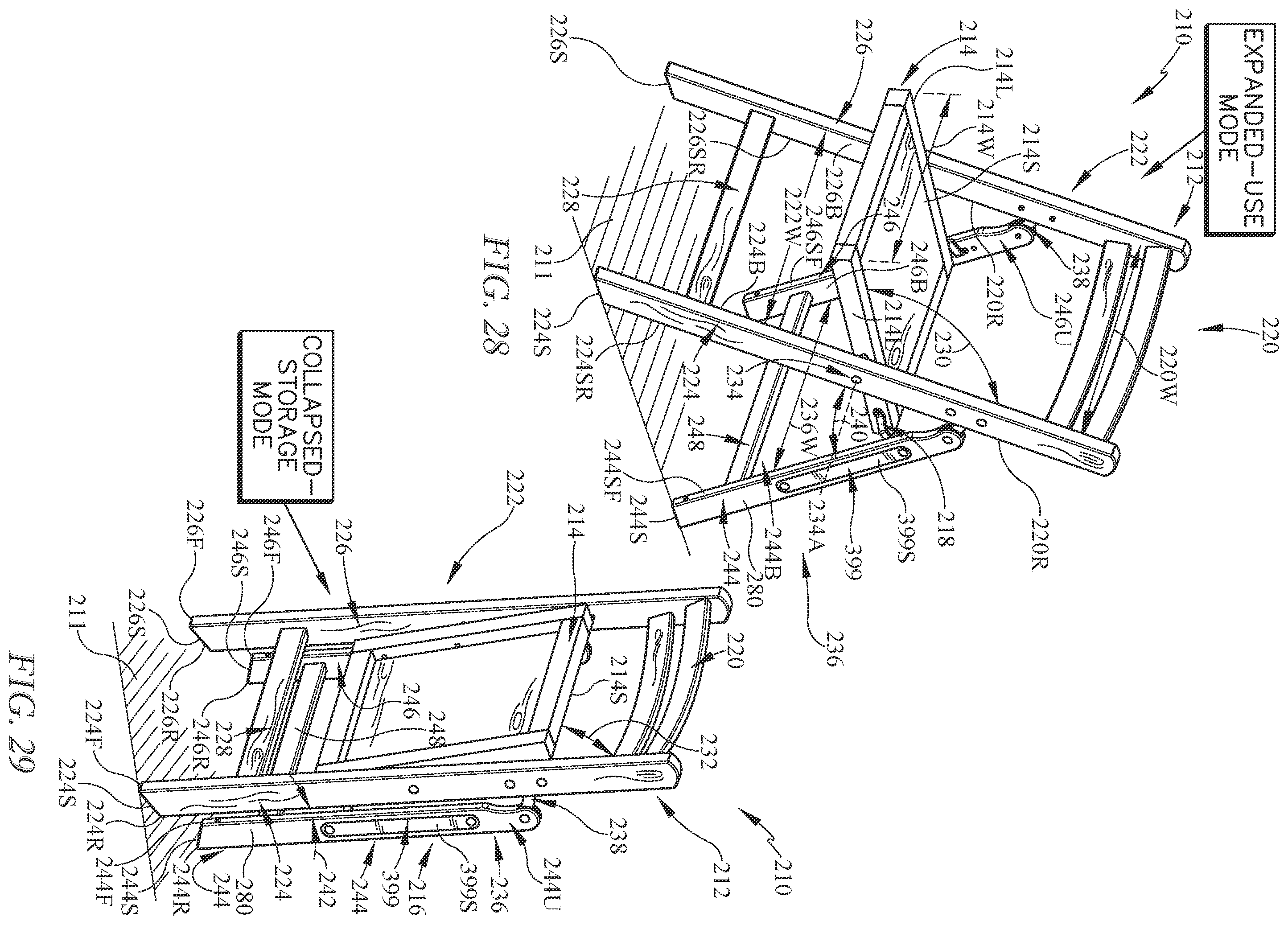 Patent US12376680 Figure 17 – Foldable chair