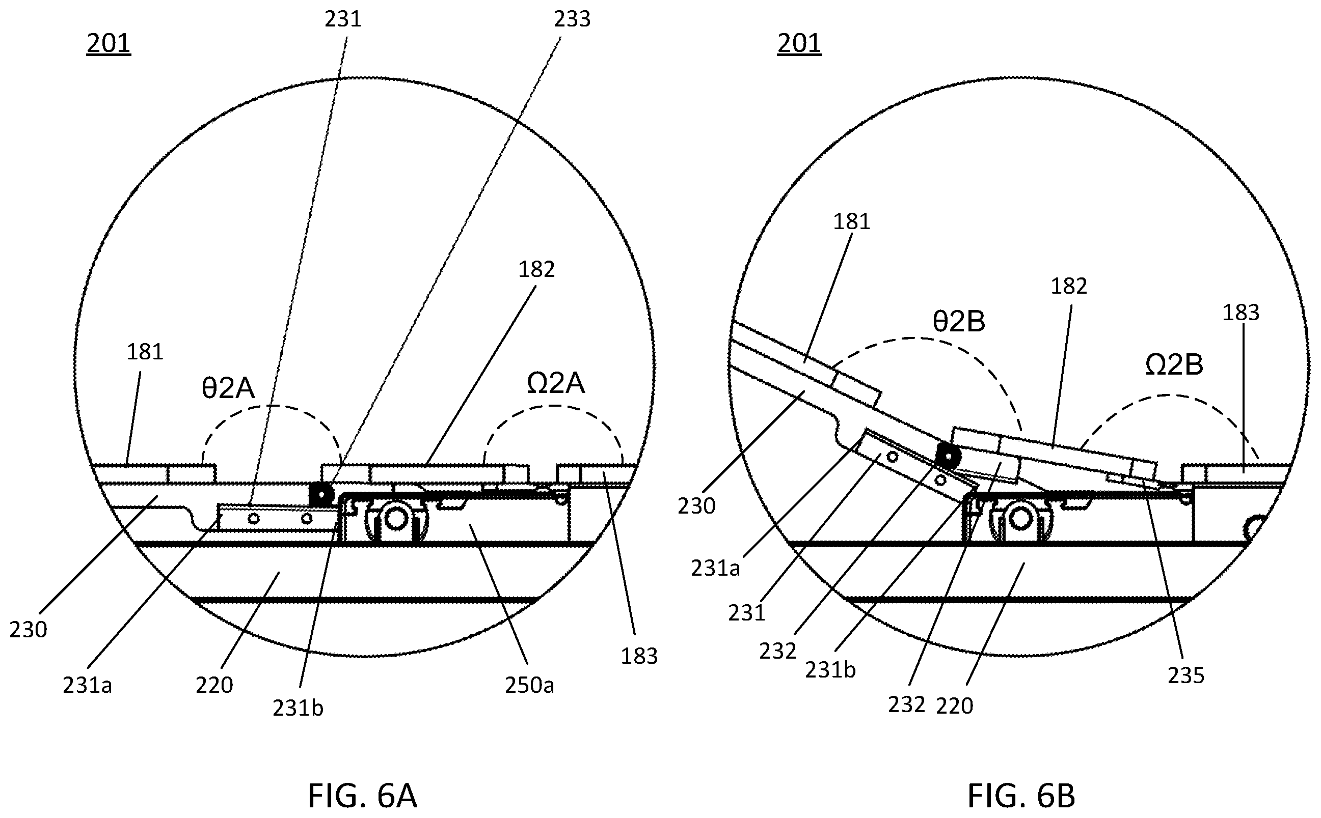 Patent US12376685 Figure 6 – Adjustable bed