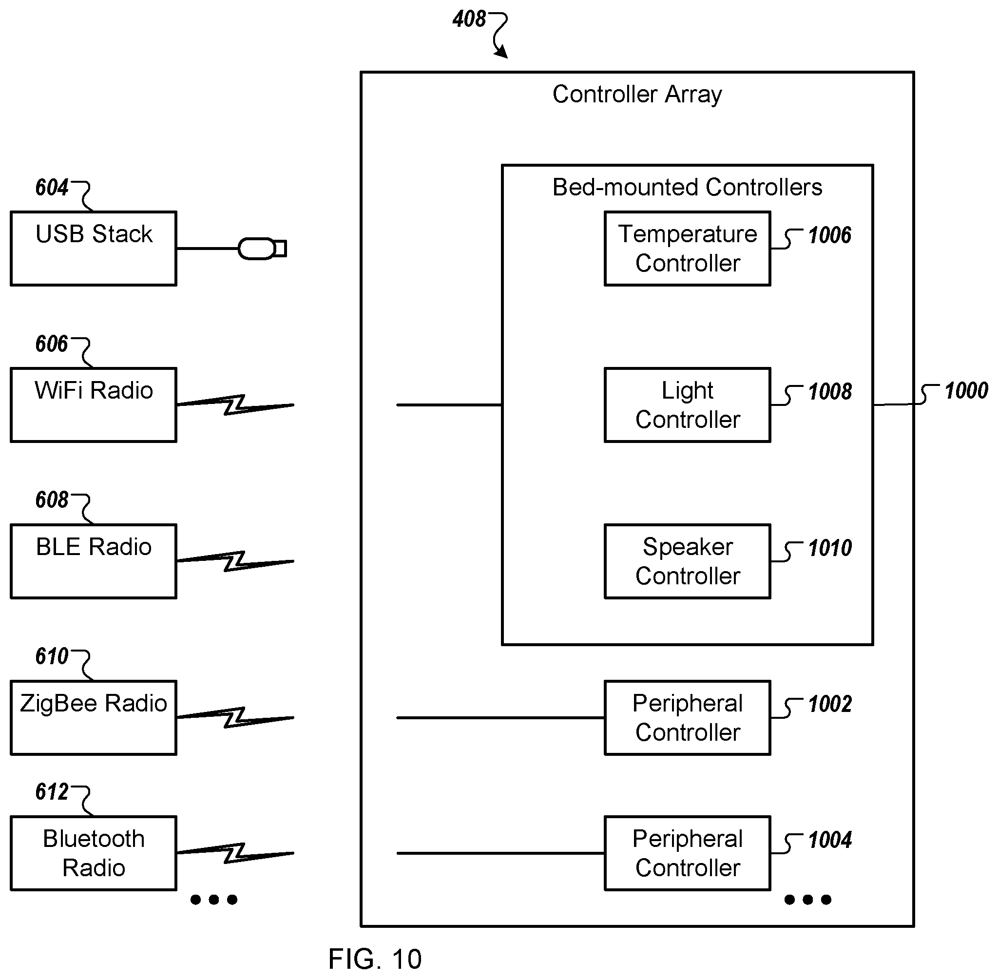 Patent US12376686 Figure 11 – Diagnostics of bed and bedroom environment