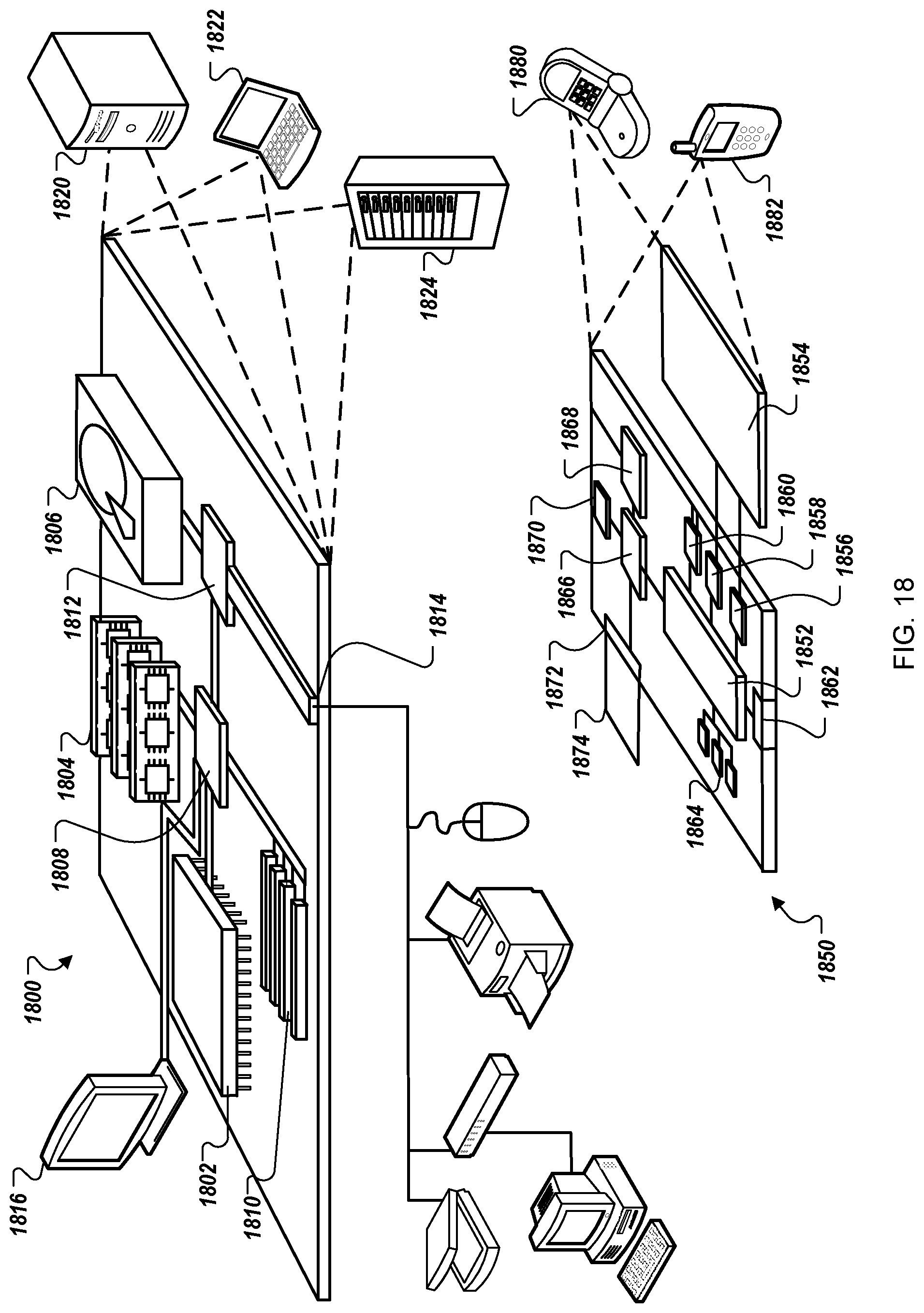 Patent US12376686 Figure 19 – Diagnostics of bed and bedroom environment