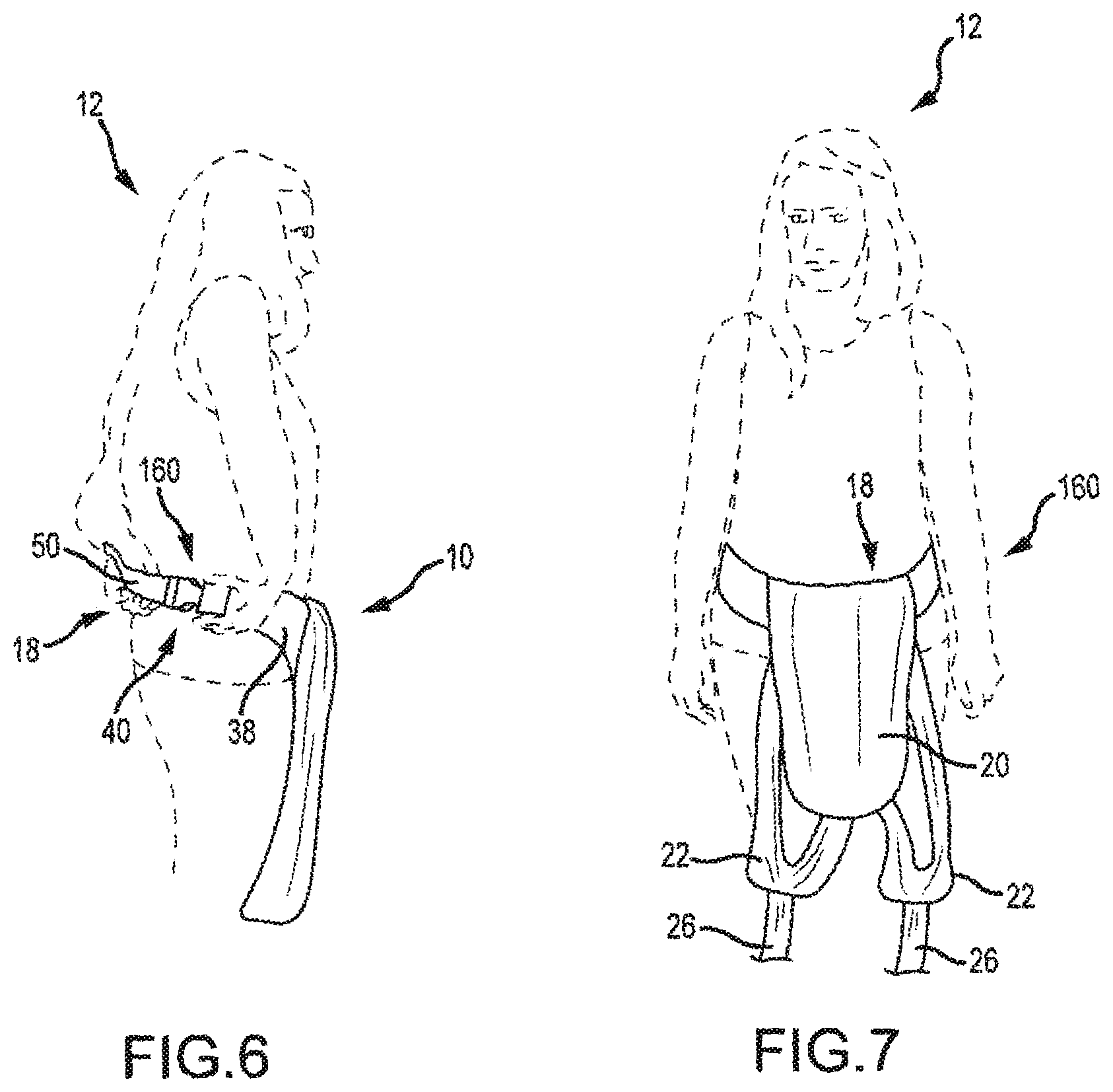 Patent US12376688 Figure 6 – Newborn carrier