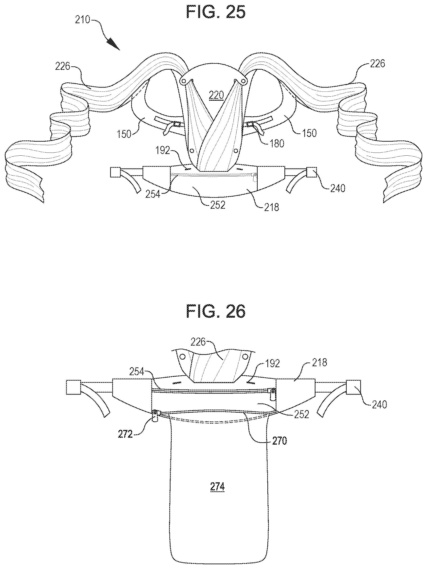 Patent US12376688 Figure 16 – Newborn carrier