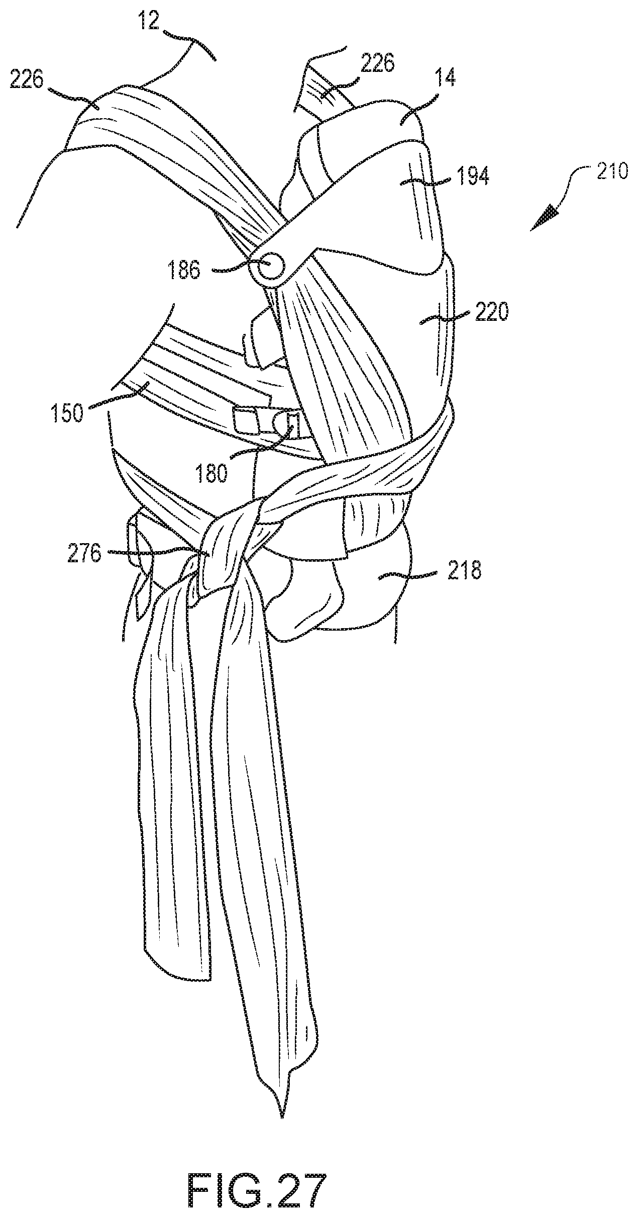 Patent US12376688 Figure 17 – Newborn carrier
