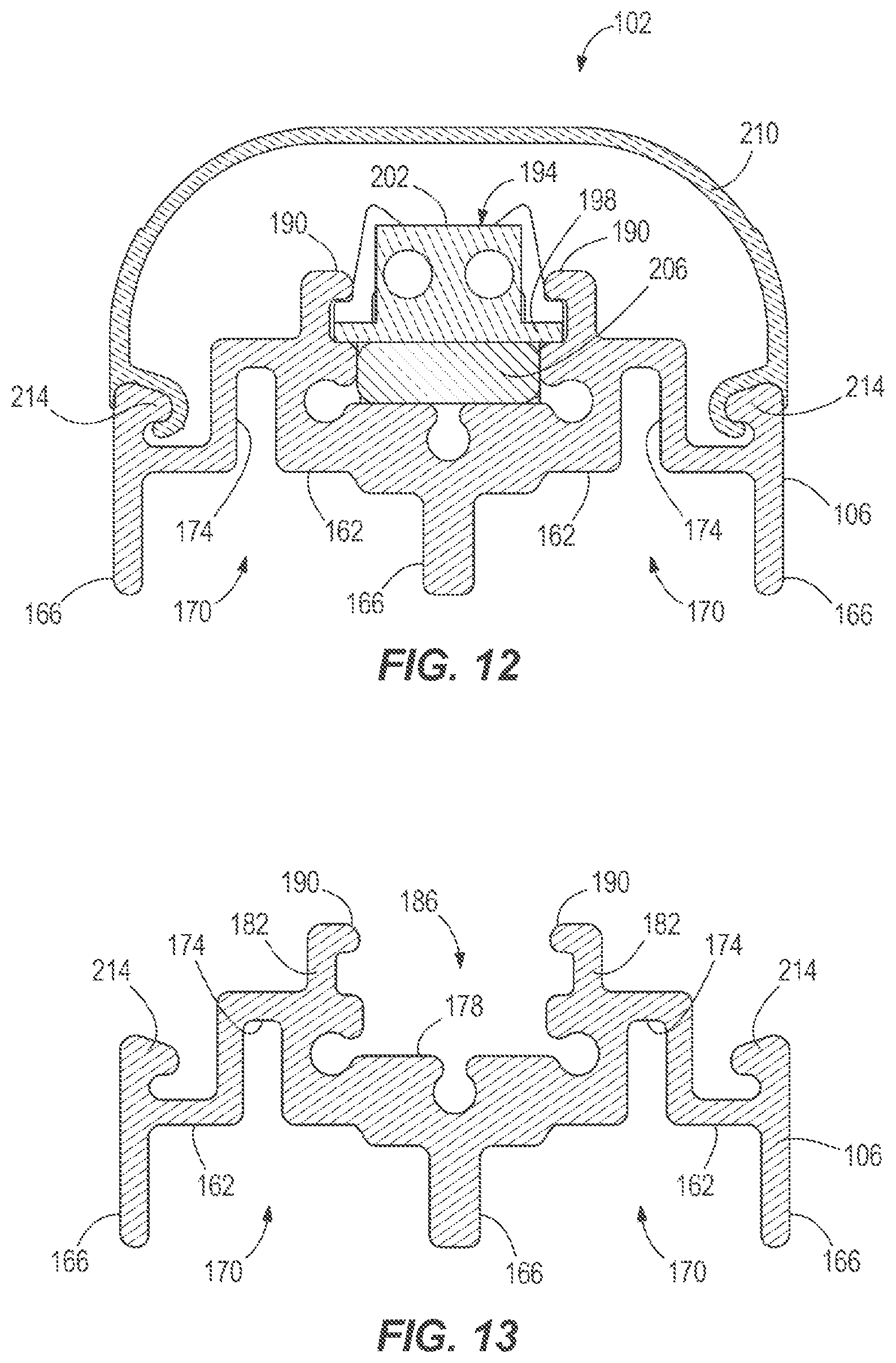 Patent US12376689 Figure 10 – Case frame and door assembly for a merchandiser