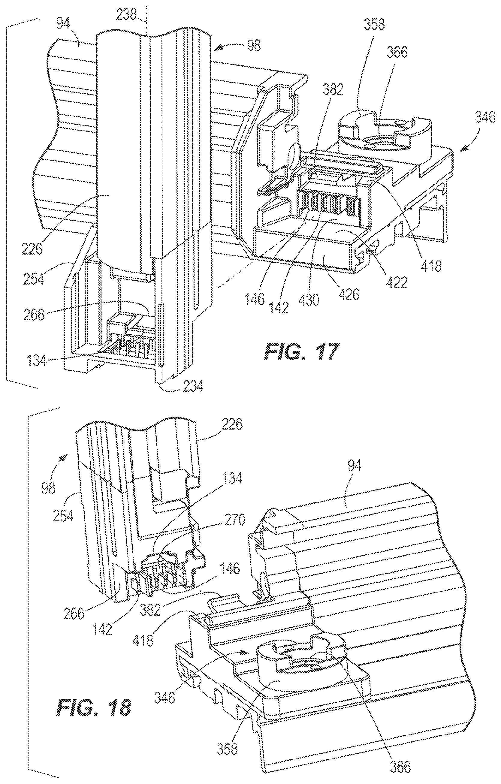 Patent US12376689 Figure 13 – Case frame and door assembly for a merchandiser