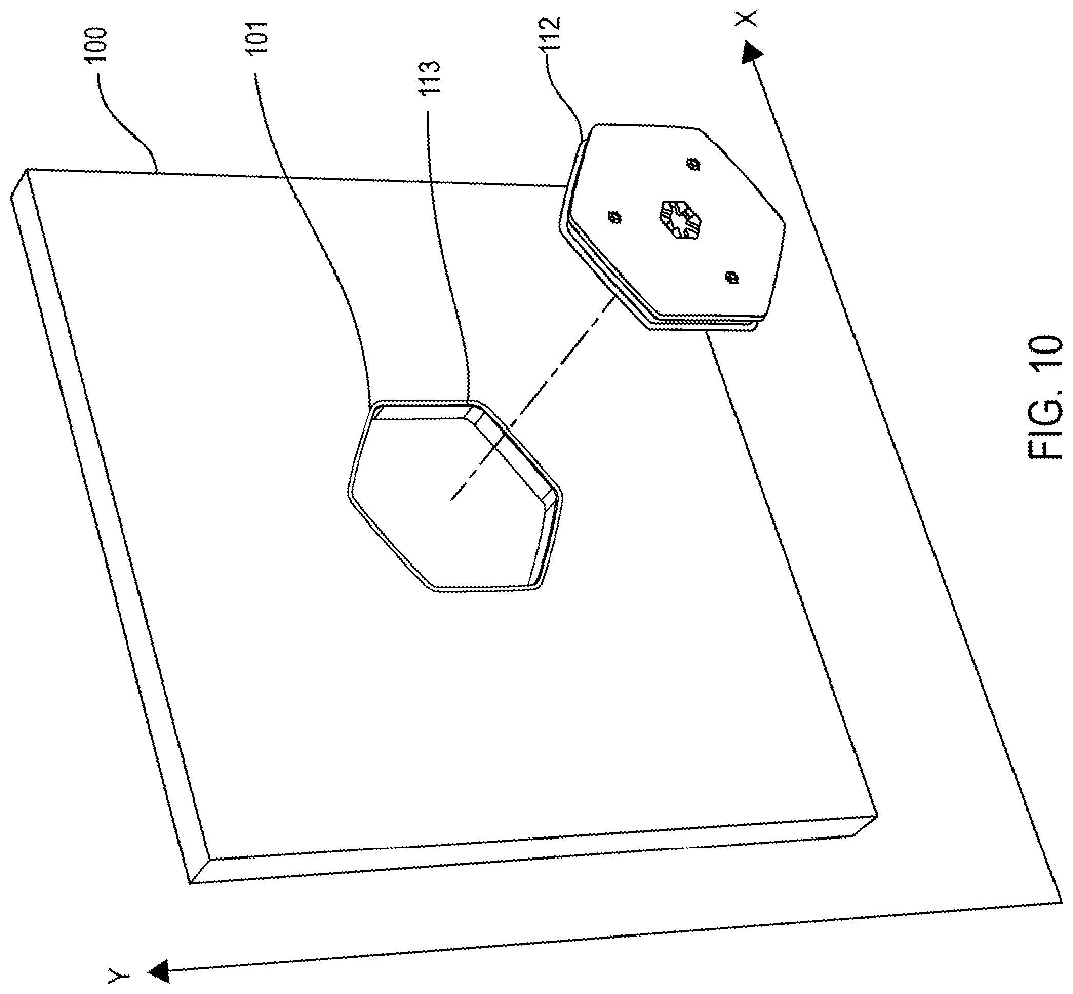 Patent US12376691 Figure 10 – Mounting method and device