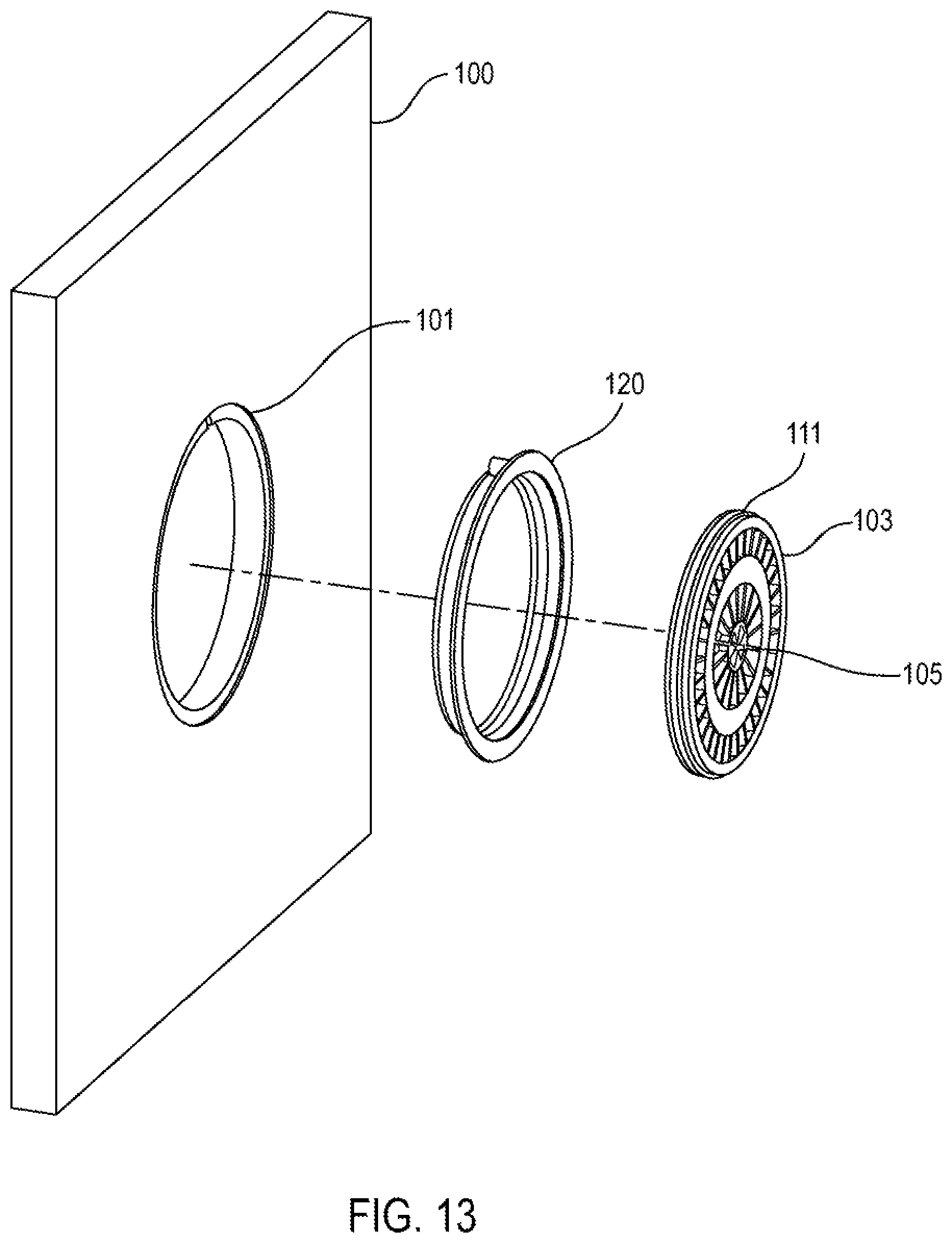 Patent US12376691 Figure 13 – Mounting method and device