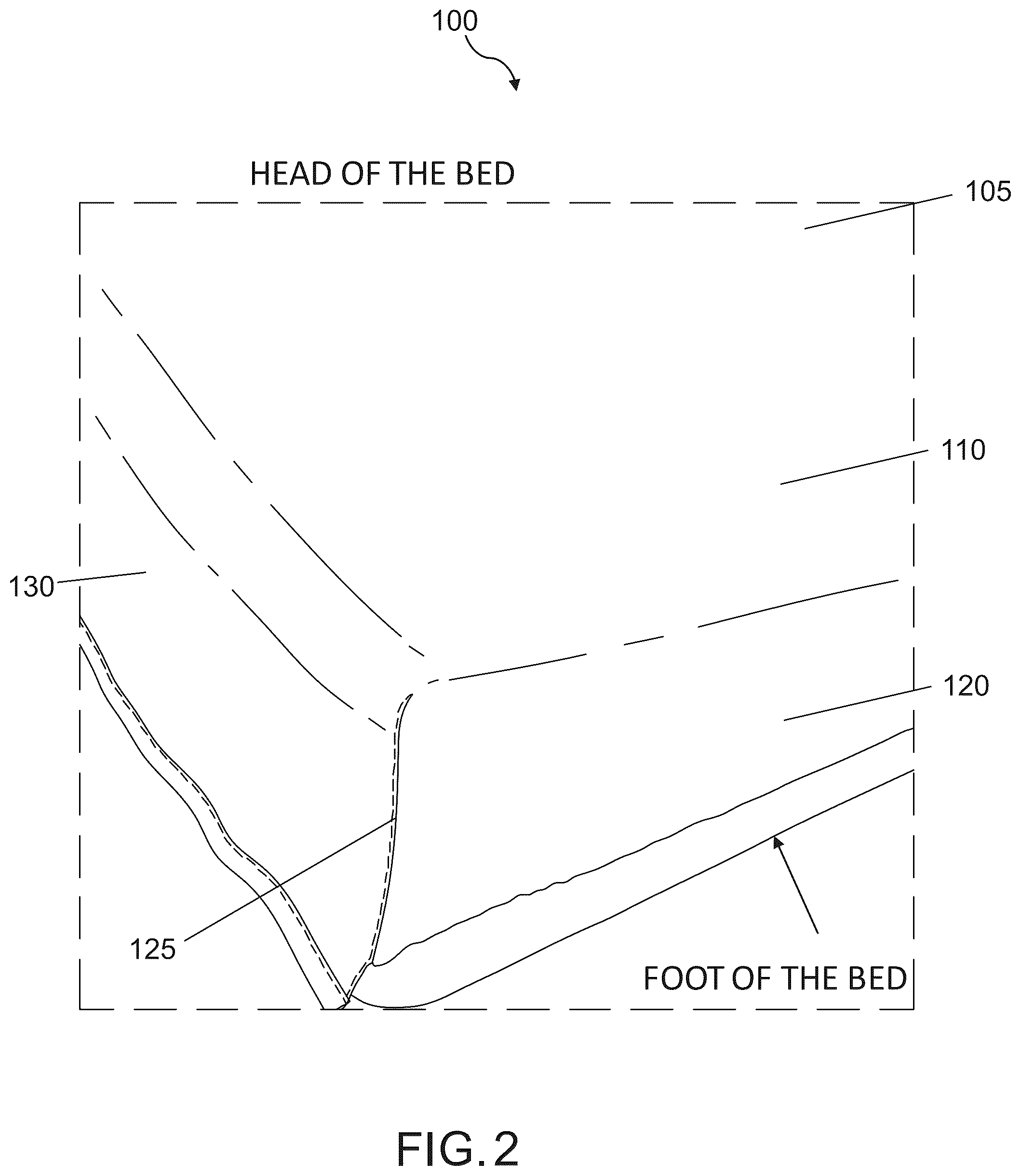 Patent US12376692 Figure 2 – Mattress covers and methods of manufacture