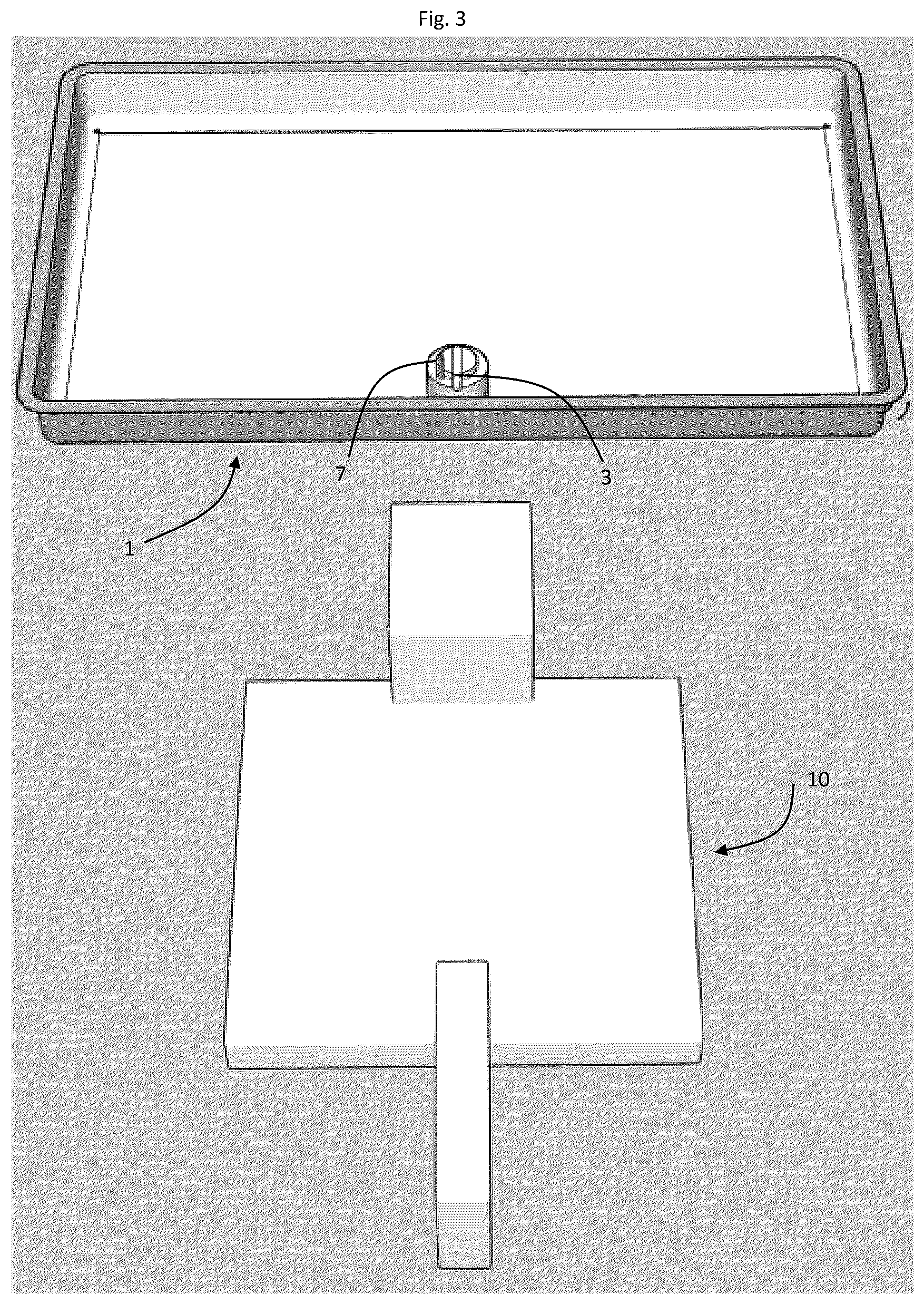 Patent US12376699 Figure 3 – Baking or roasting pan for an oven
