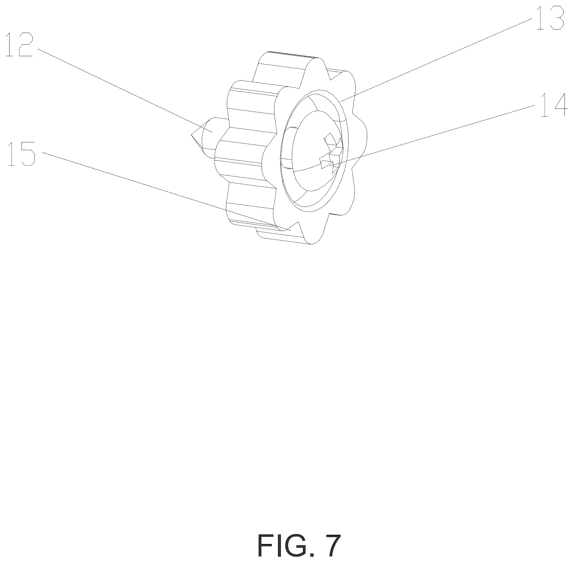 Patent US12376700 Figure 7 – Multifunctional air fryer