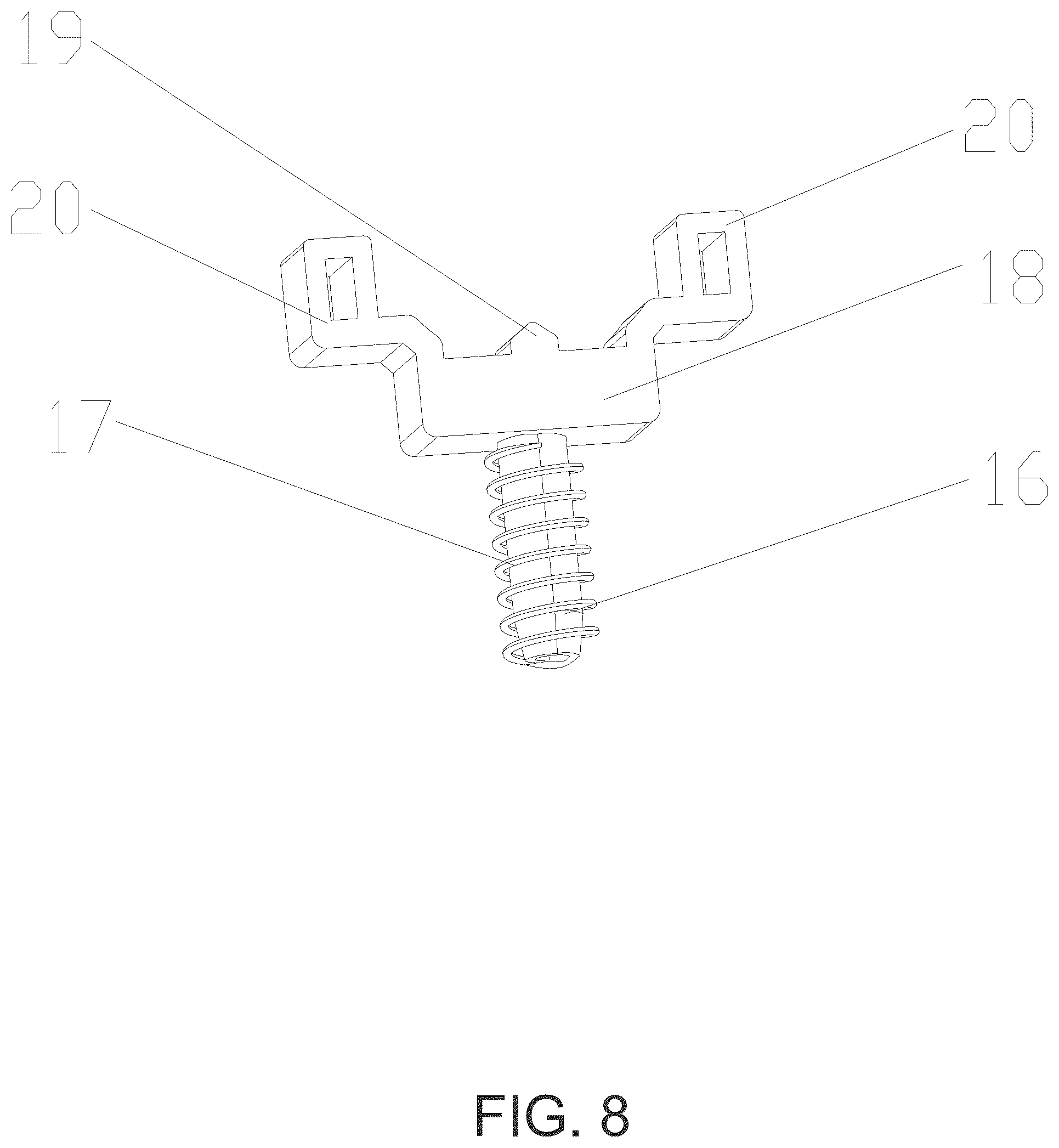Patent US12376700 Figure 8 – Multifunctional air fryer