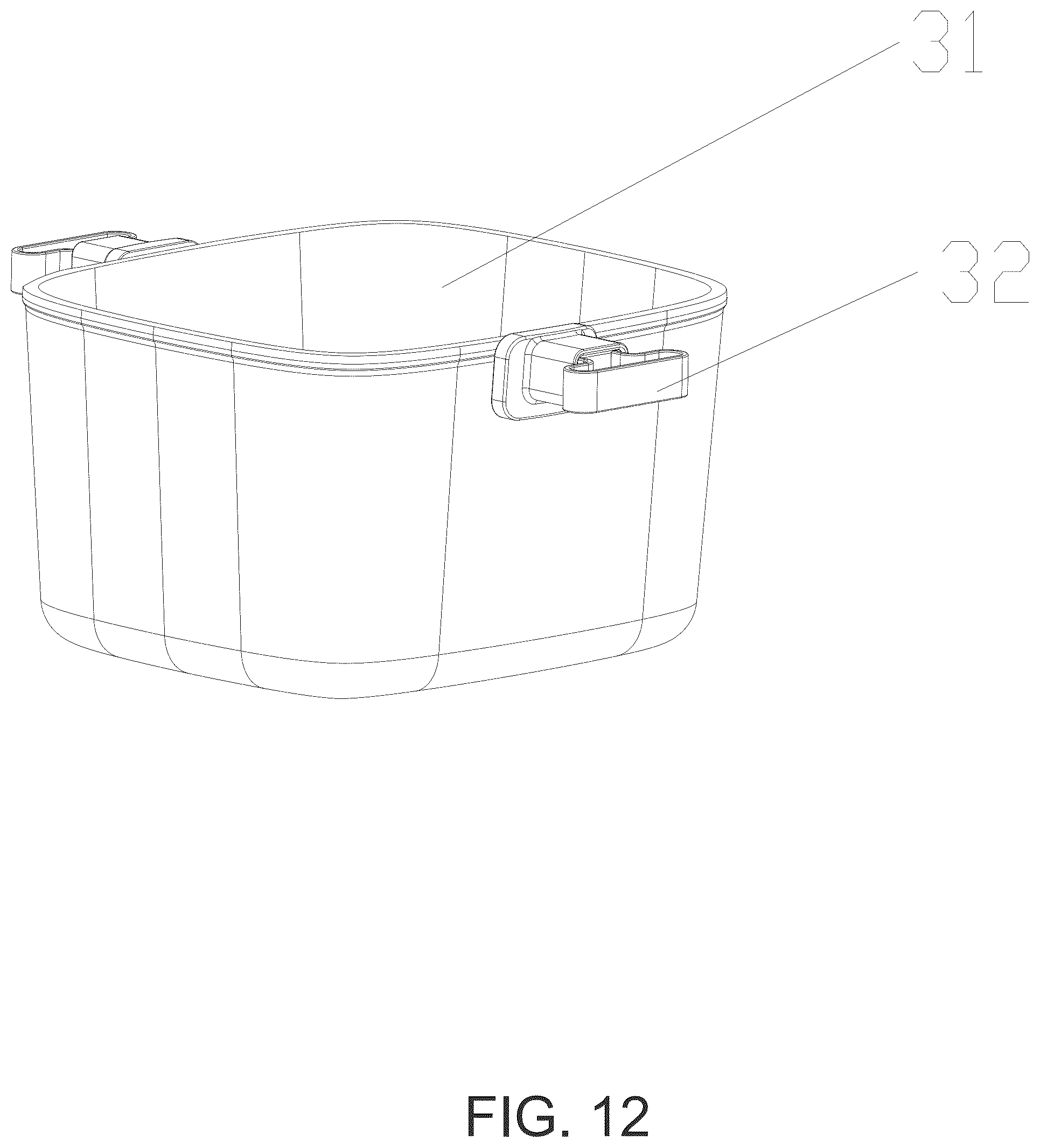 Patent US12376700 Figure 12 – Multifunctional air fryer