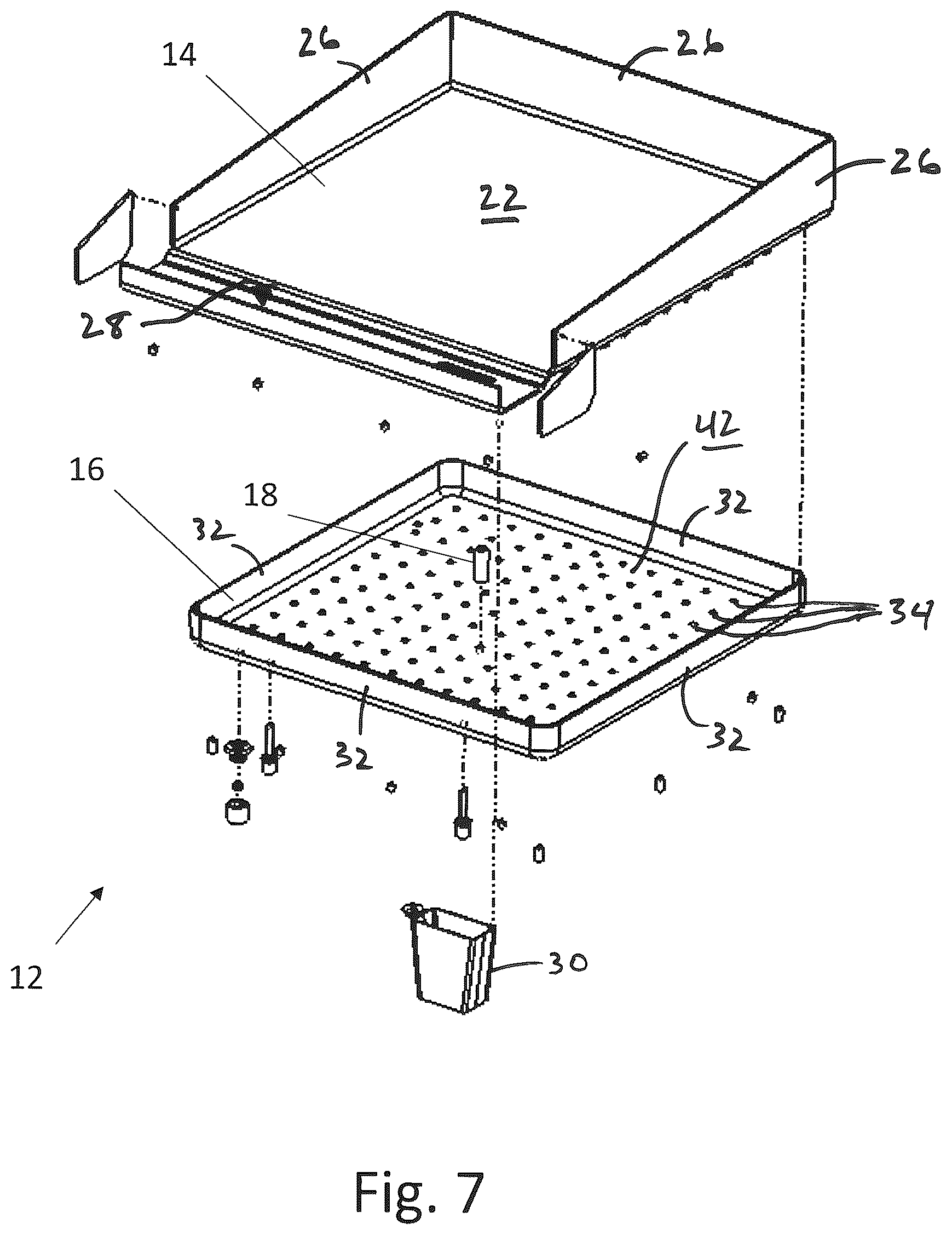 Patent US12376701 Figure 6 – Griddle
