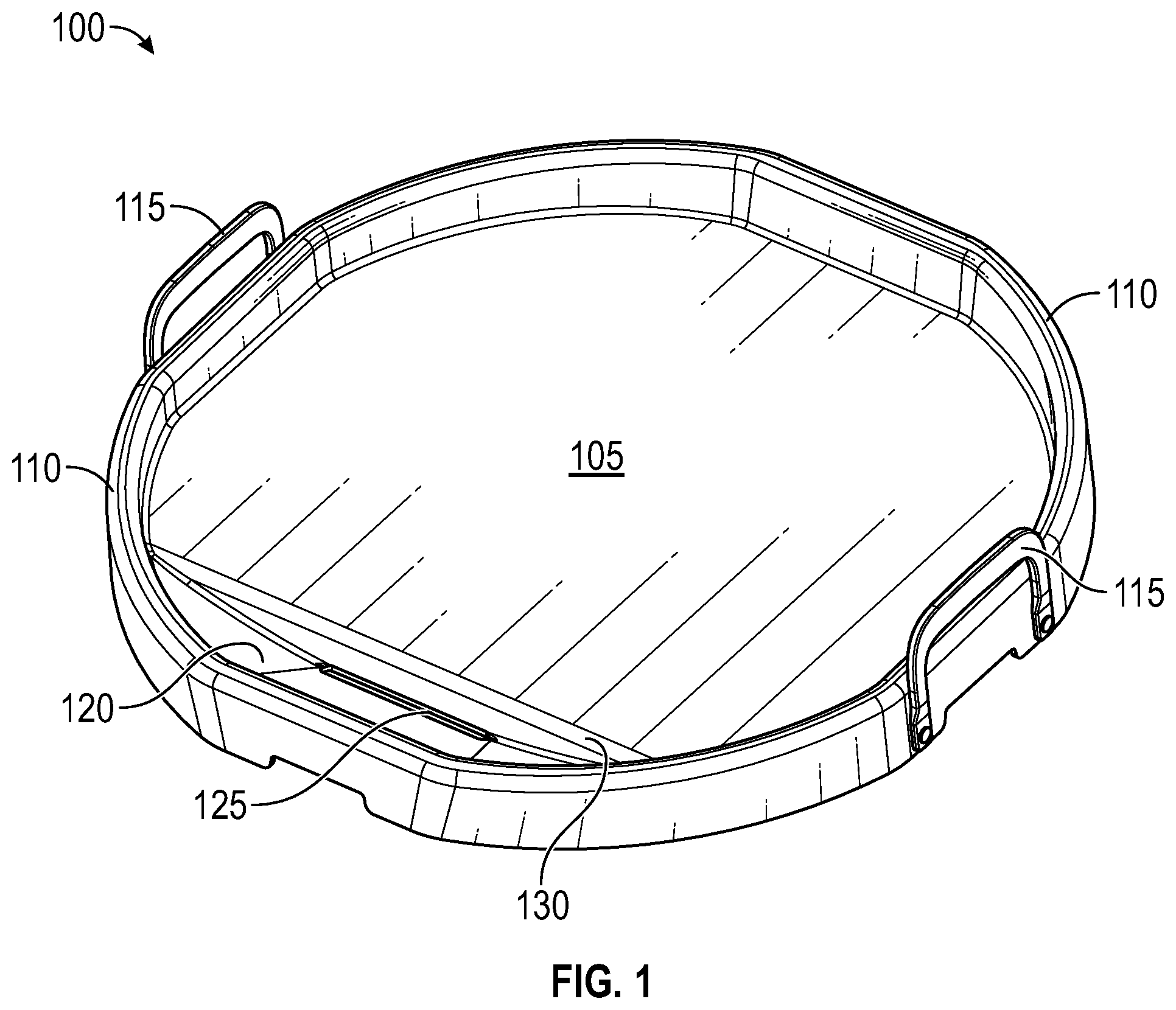Patent US12376702 Figure 1 – System for conversion of a kamado cooker to a griddle
