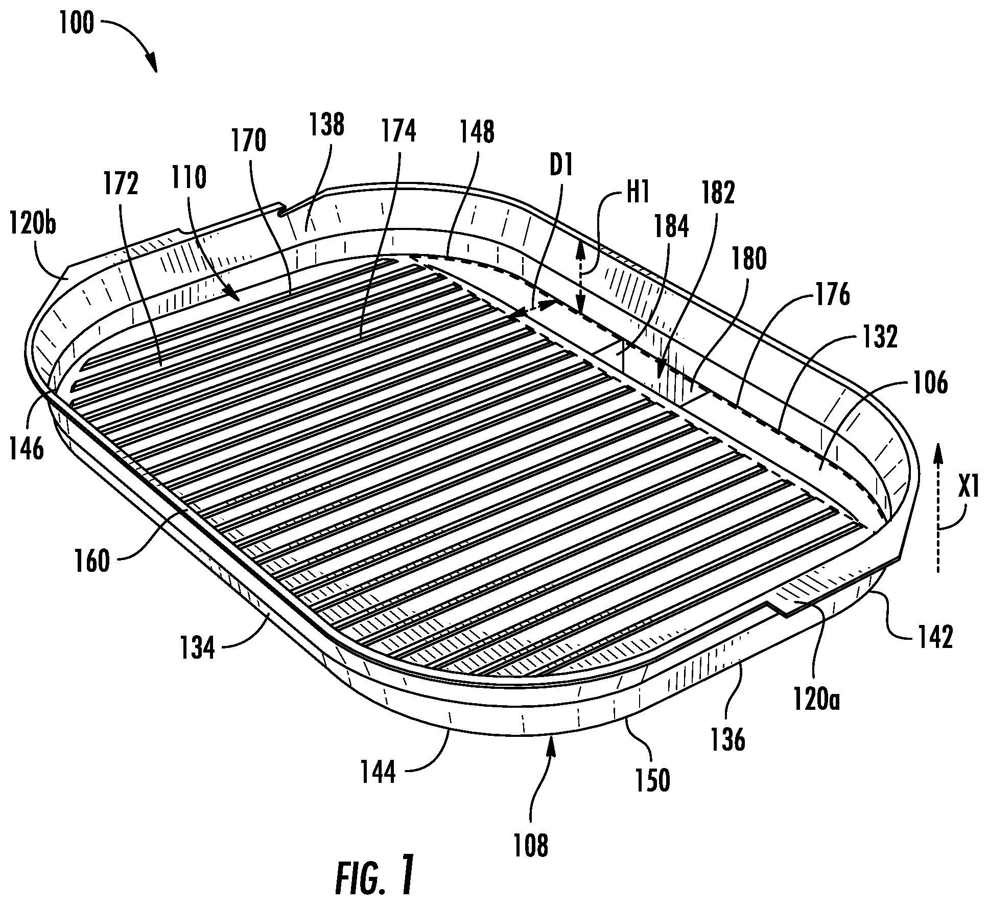 Patent US12376703 Figure 1 – Grease trap