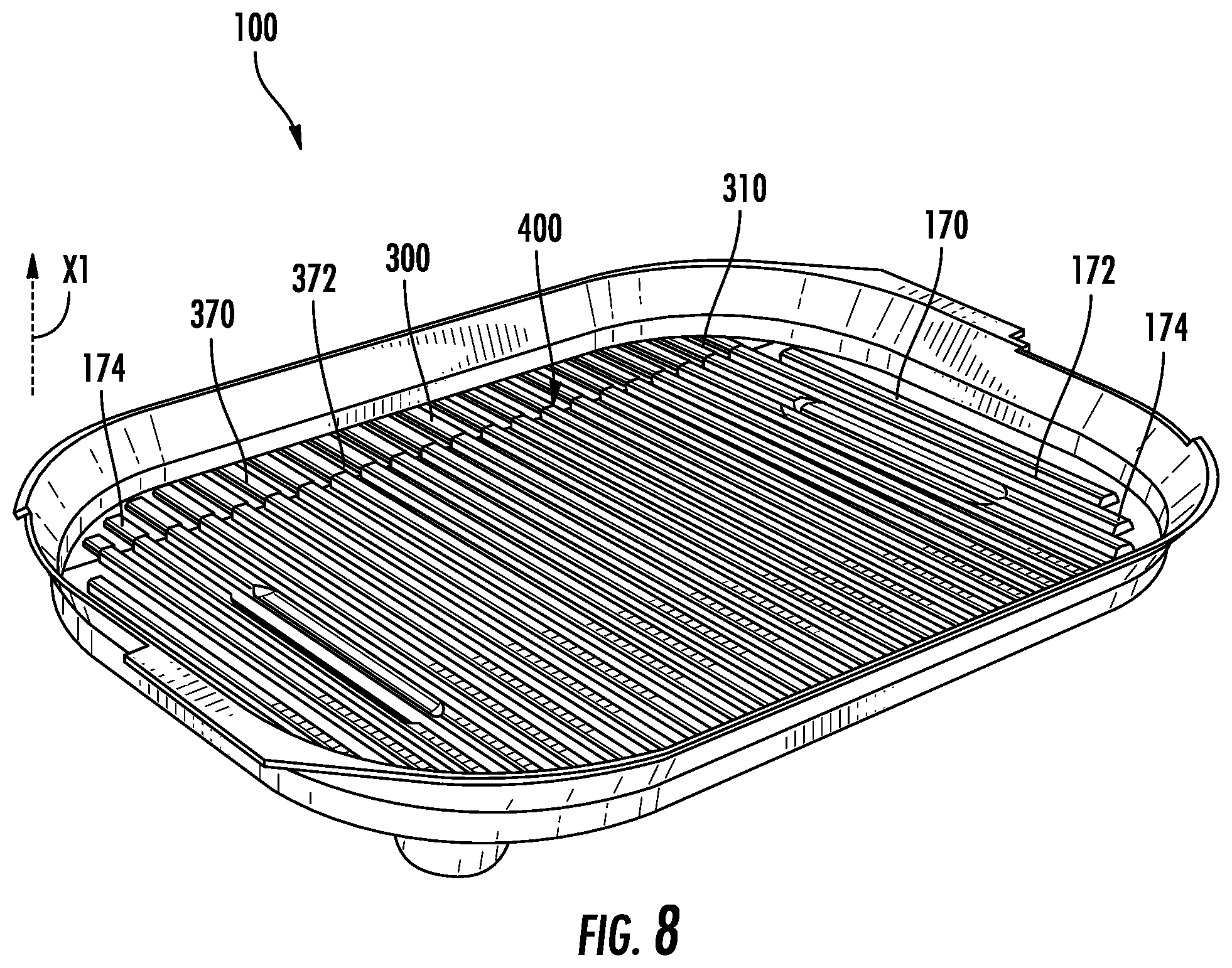 Patent US12376703 Figure 5 – Grease trap