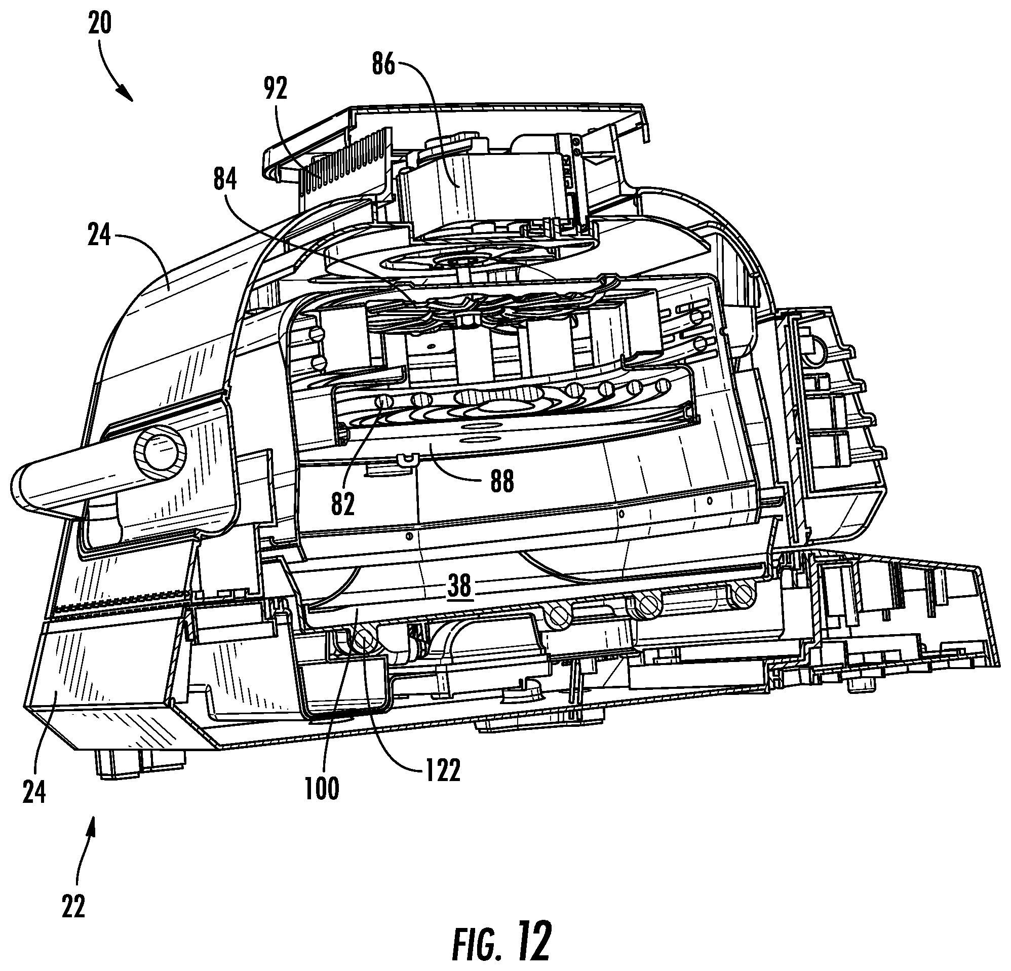 Patent US12376703 Figure 8 – Grease trap