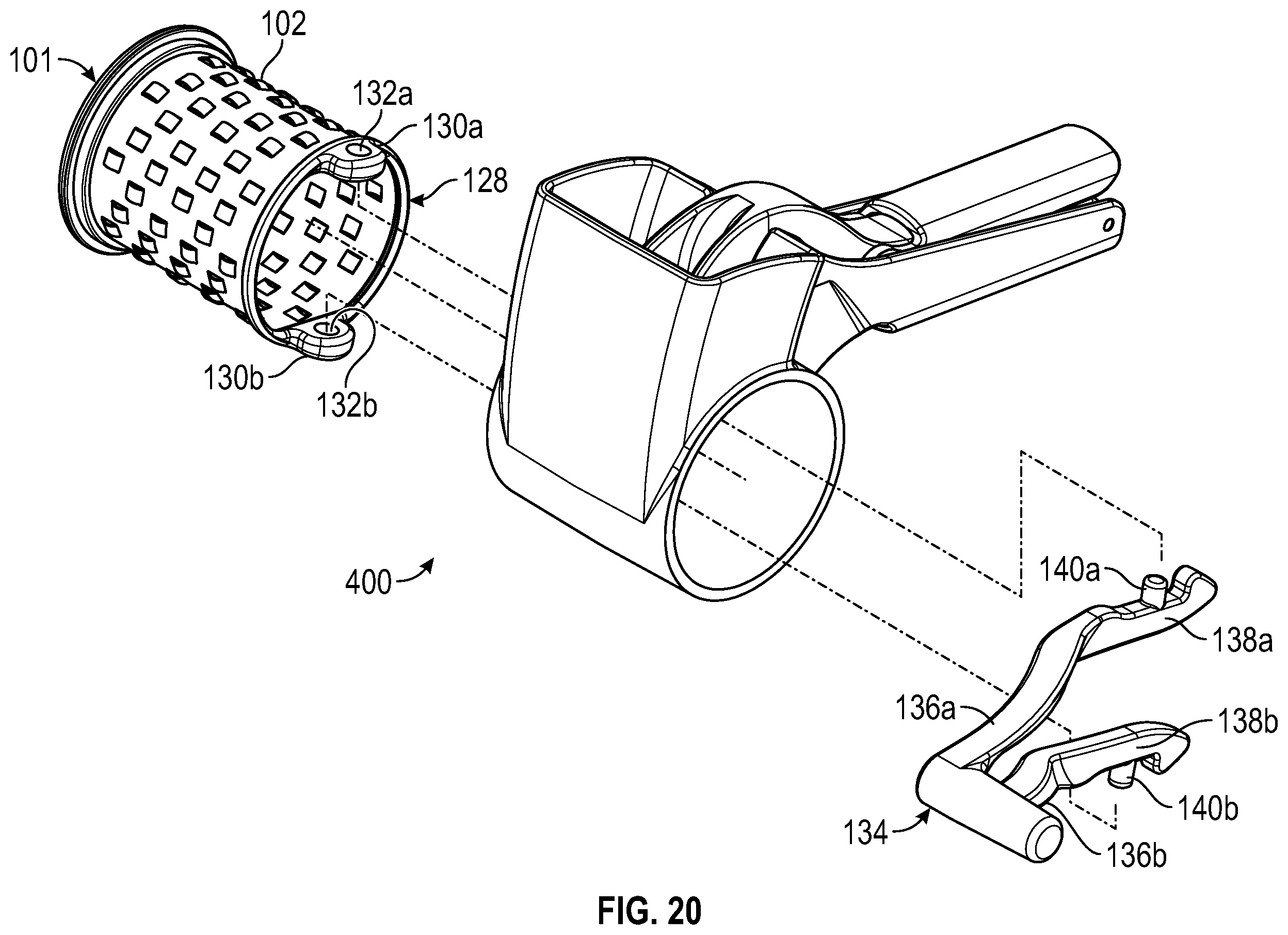 Patent US12376706 Figure 13 – Rotary grater