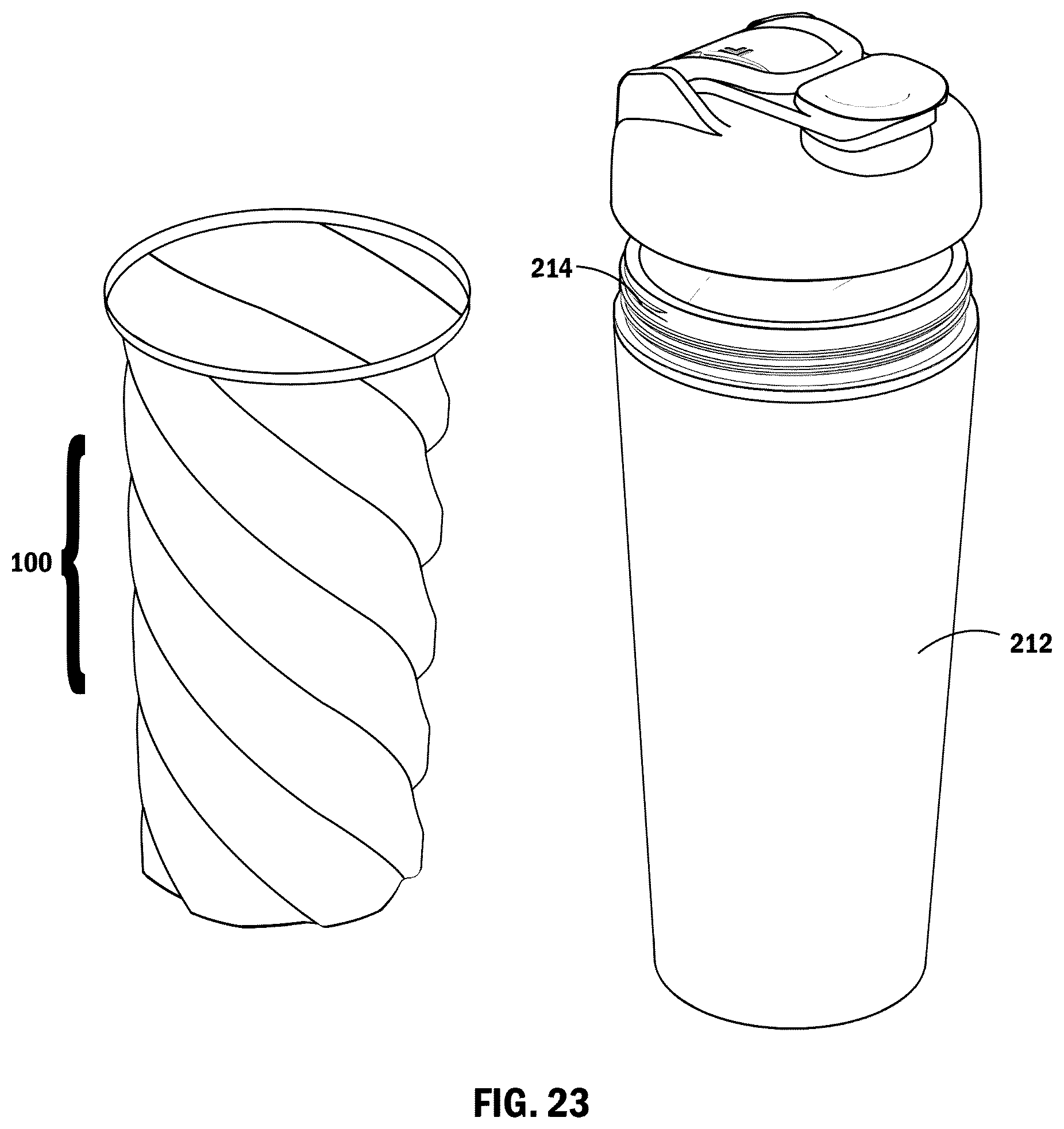 Patent US12376707 Figure 12 – Sawtooth wave impeller tumbler