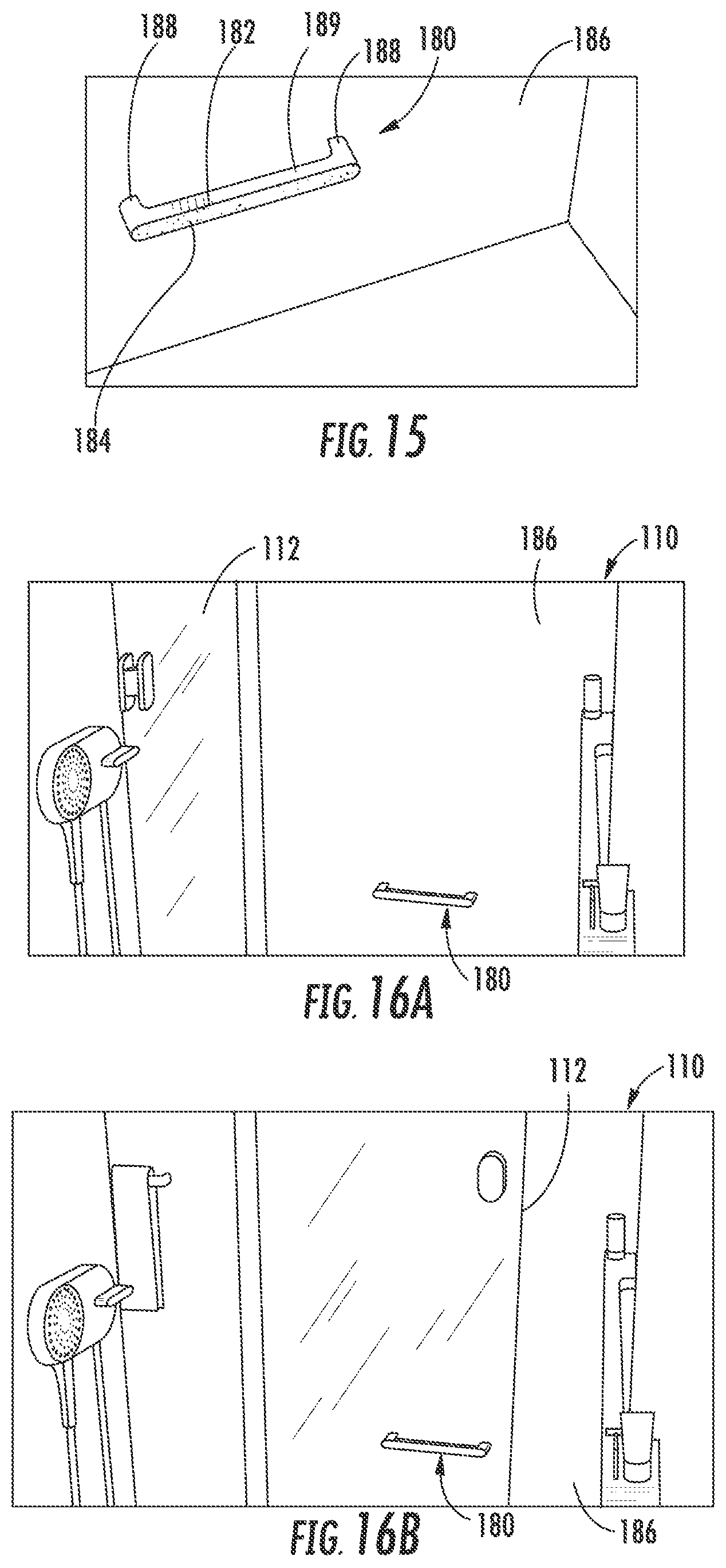 Patent US12376709 Figure 14 – Bathroom fixtures and components